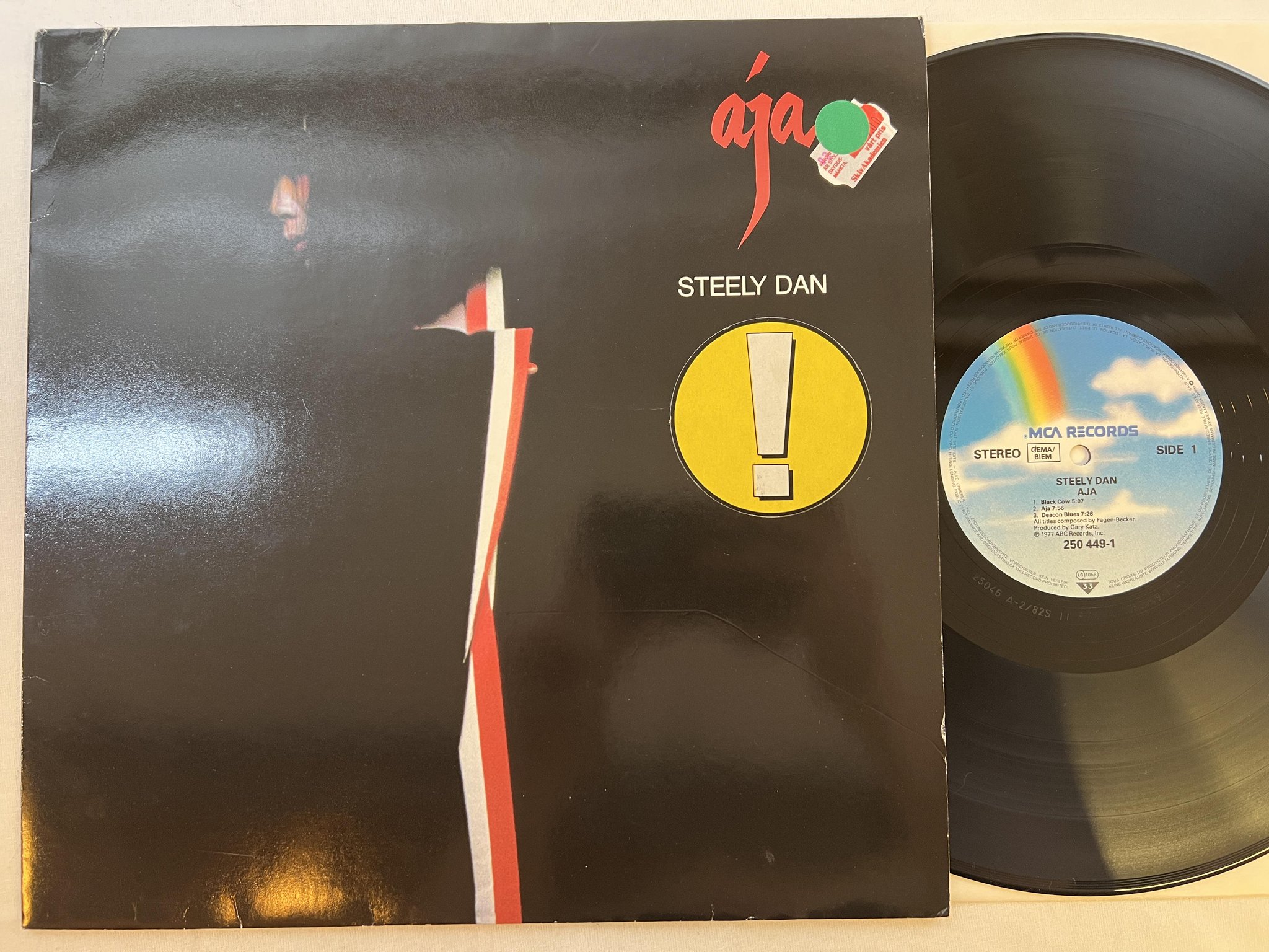Omslagsbild för skivan STEELY DAN aja LP re Ger MCA 250449-1