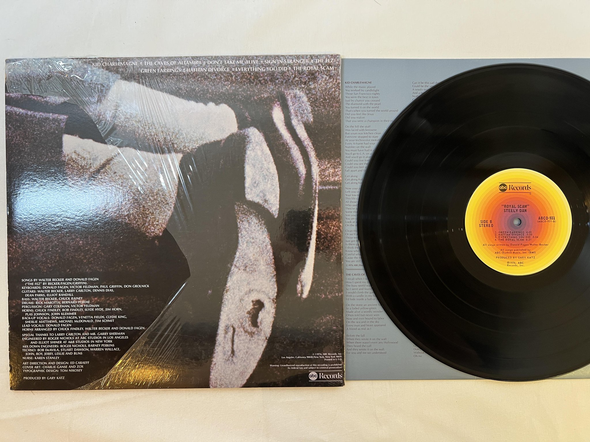Omslagsbild för skivan STEELY DAN royal scam LP -76 US ABC ABCD 931