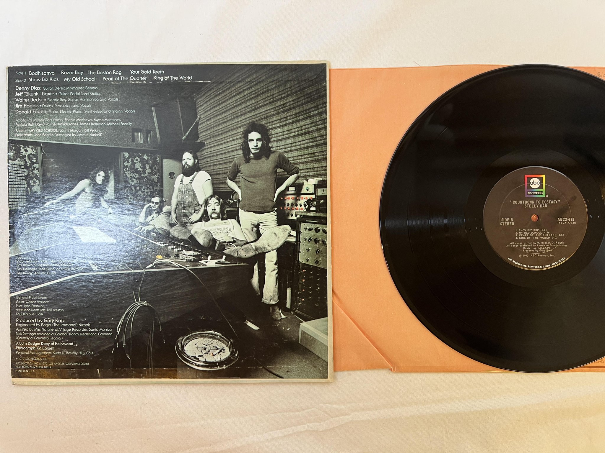 Omslagsbild för skivan STEELY DAN countdown to ecstacy LP -73 US ABC ABCX 779