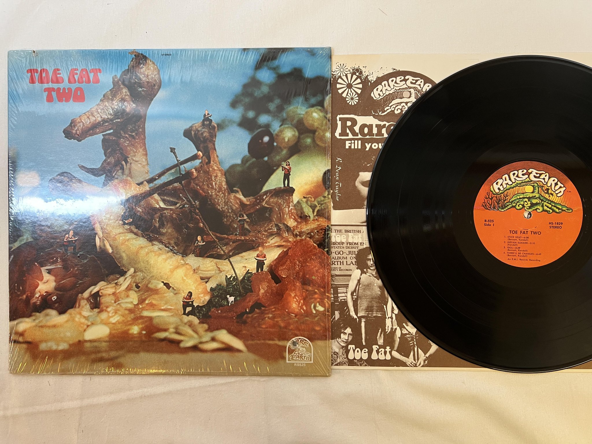 Omslagsbild för skivan TOE FAT two LP -71 US RARE EARTH RS525 prog