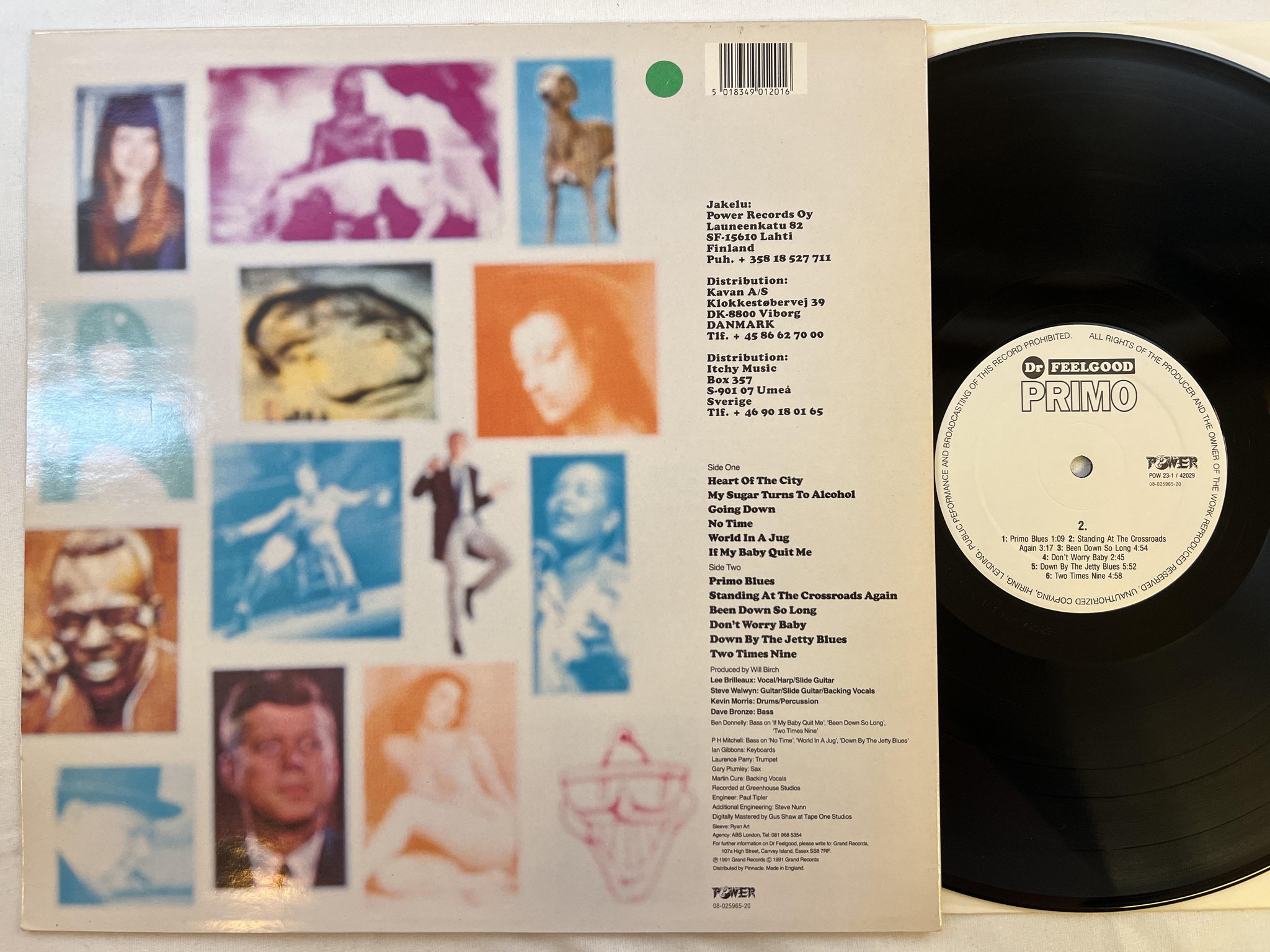 Omslagsbild för skivan DR FEELGOOD primo LP -91 POWER  POW 23-1
