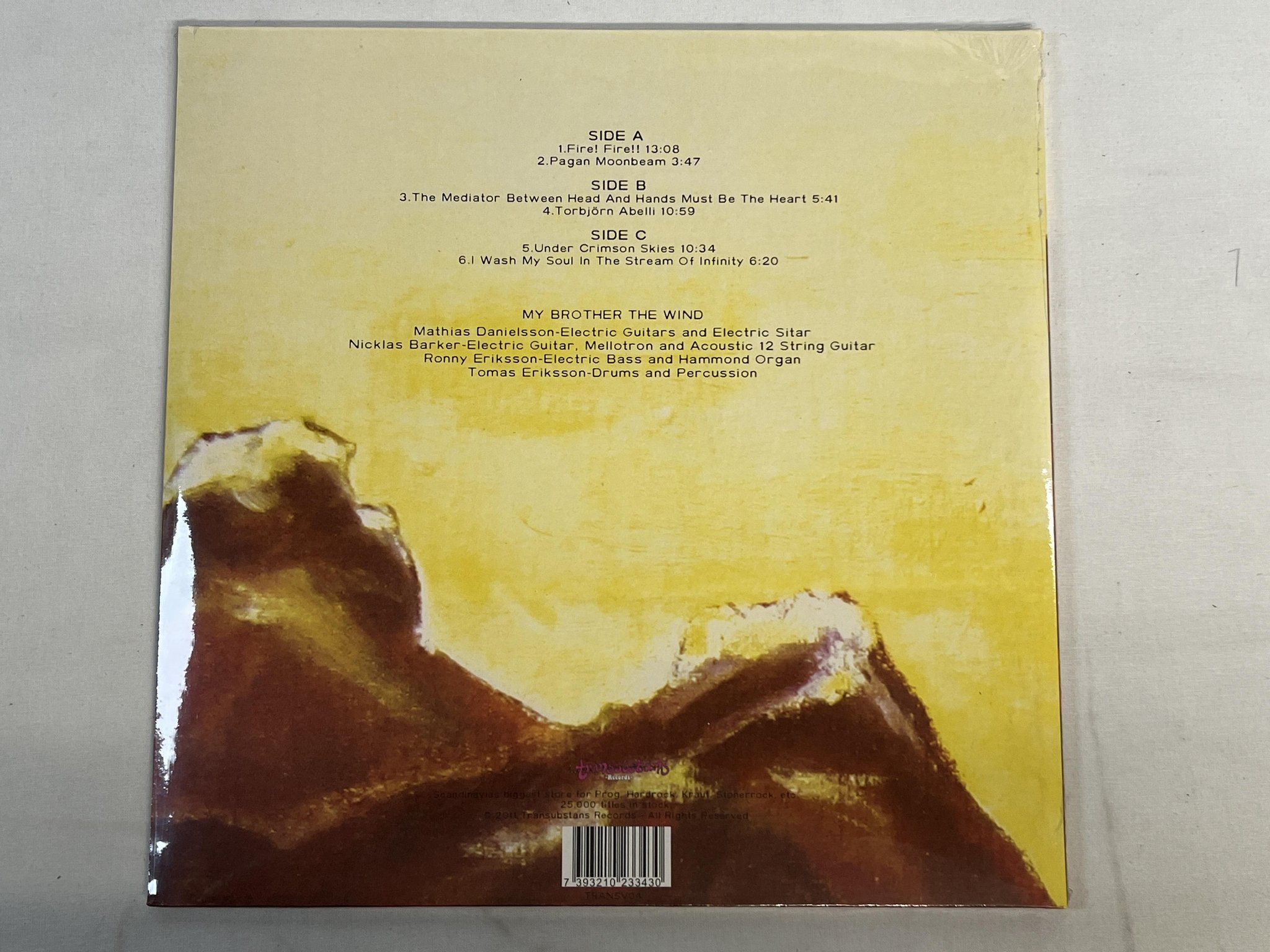 Omslagsbild för skivan MY BROTHER THE WIND I Wash My Soul In The Stream Of Infinity 2xLP 2011 *Sealed*