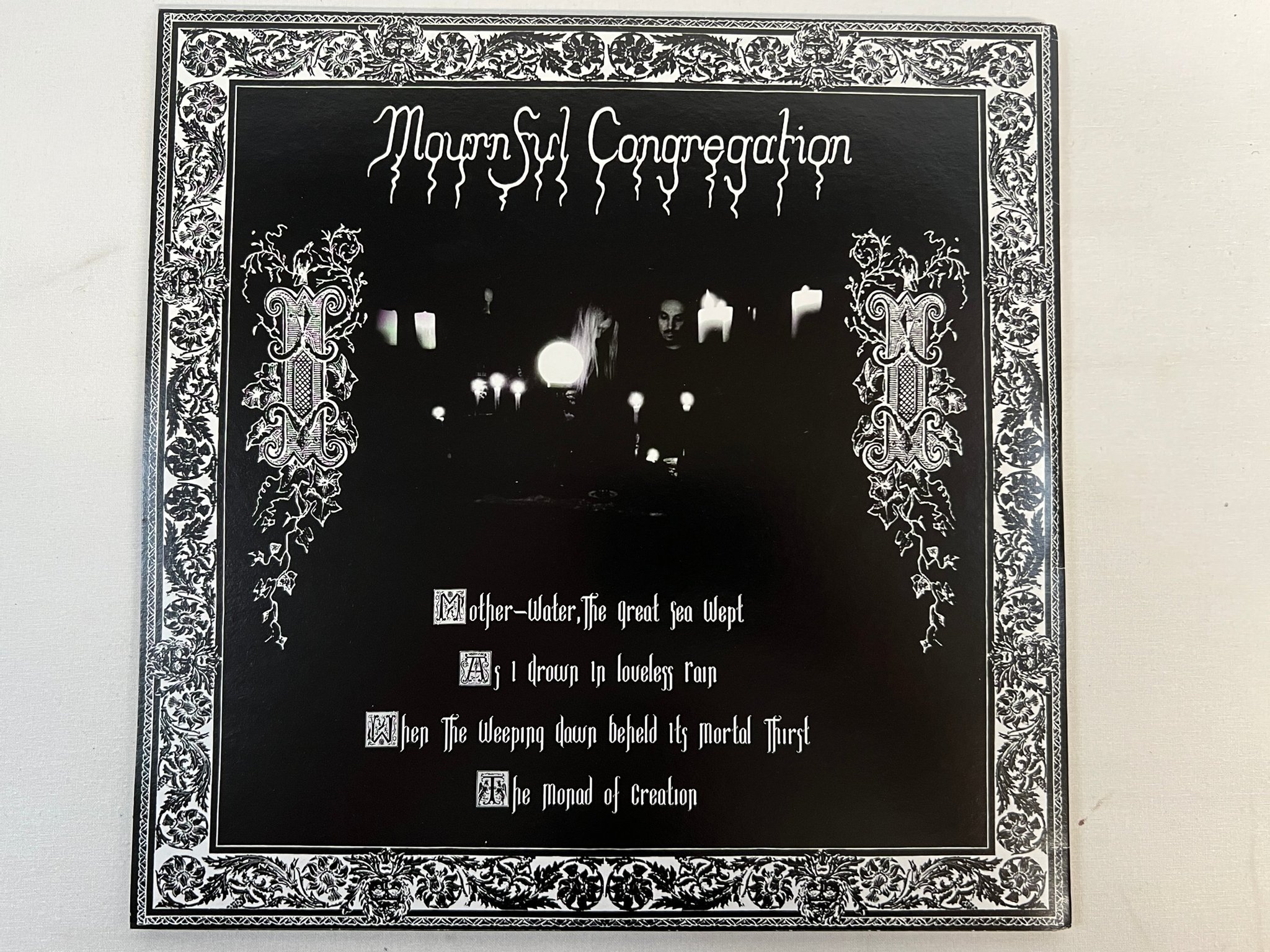 Omslagsbild för skivan MOURNFUL CONGREGATION The Monad Of Creation 2xLP 2005 Bel  PAINIAC 300 copies