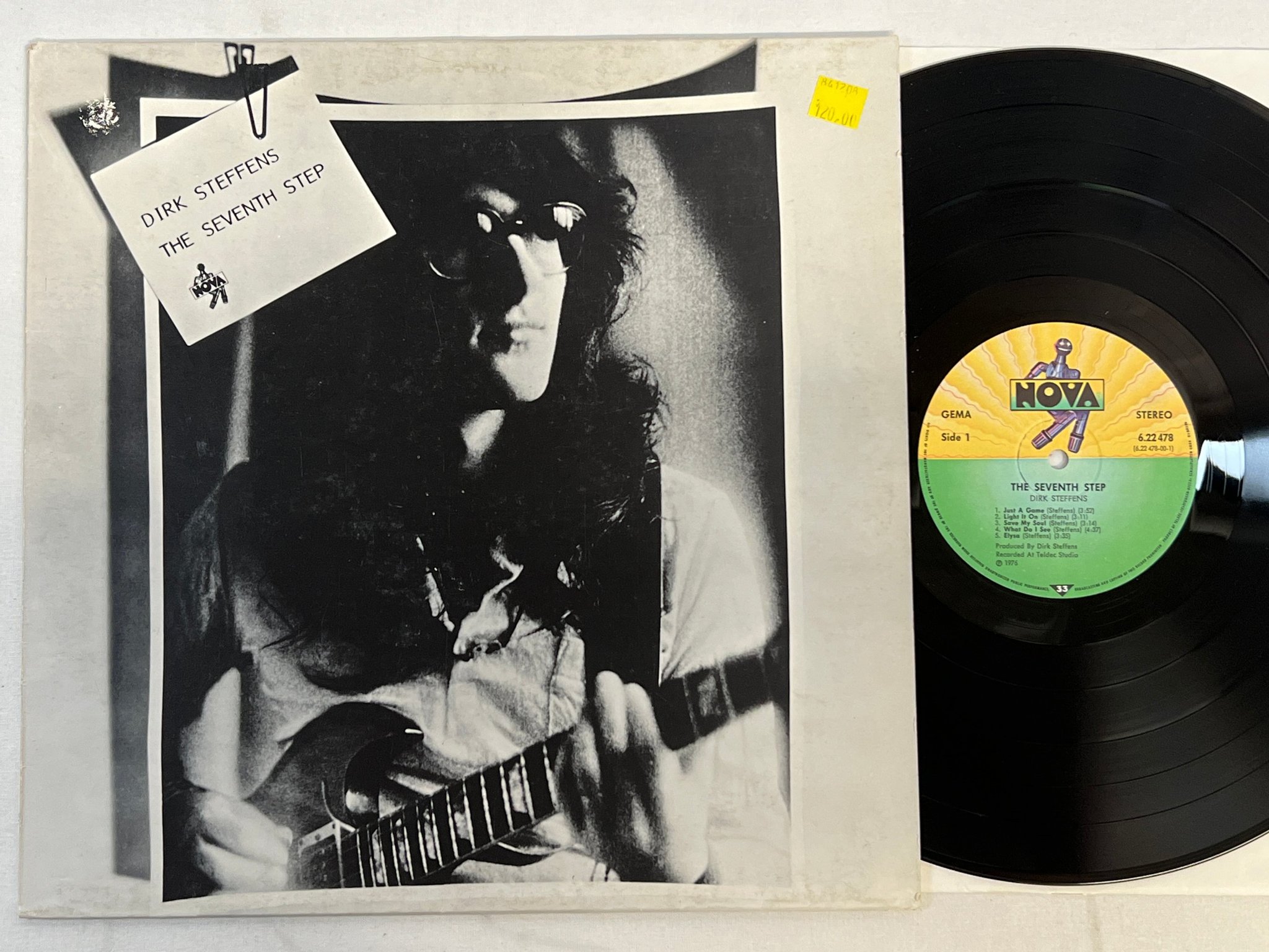 Omslagsbild för skivan DIRK STEFFENS the seventh step LP -76 Ger NOVA 6.22478 AS ** RARE **