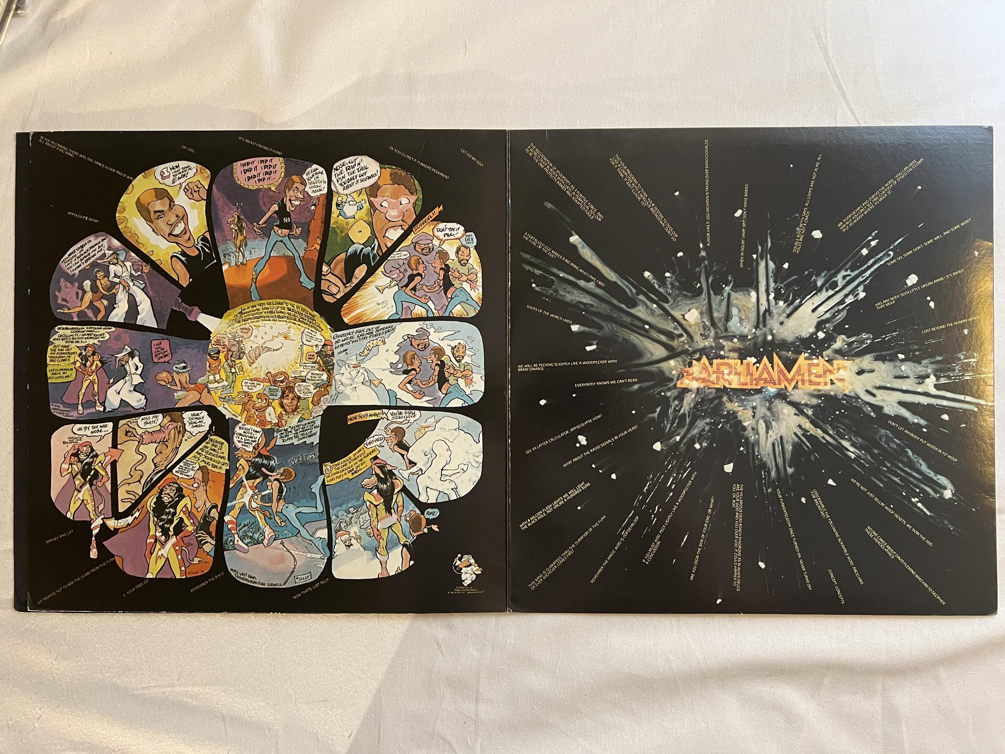 Omslagsbild för skivan PARLIAMENT GloryHallaStoopid LP -79 US CASABLANCA NBLP 7195 ** FUNK **