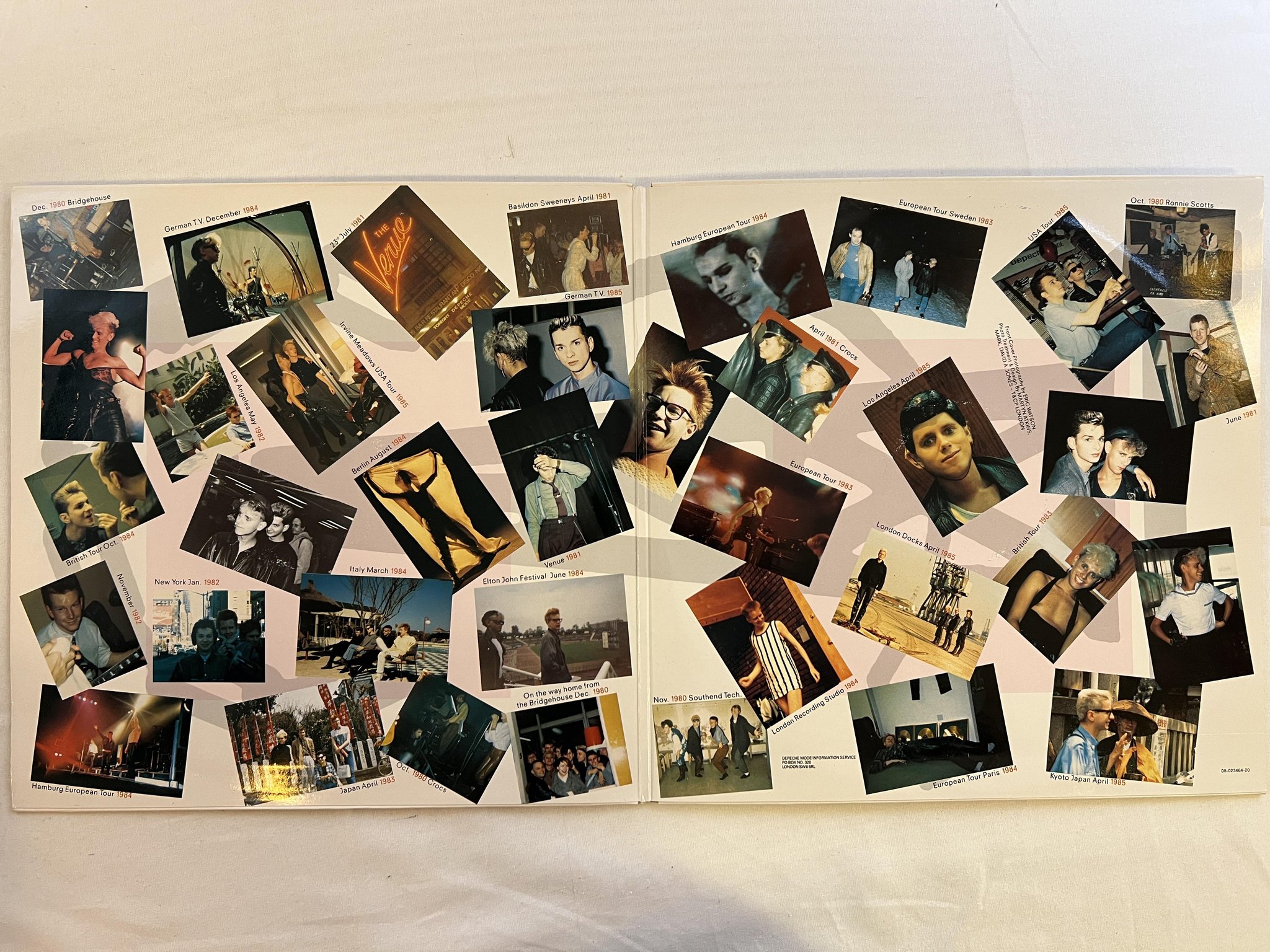 Omslagsbild för skivan DEPECHE MODE the singles 81-85 LP ncb MUTE MUTEL-1