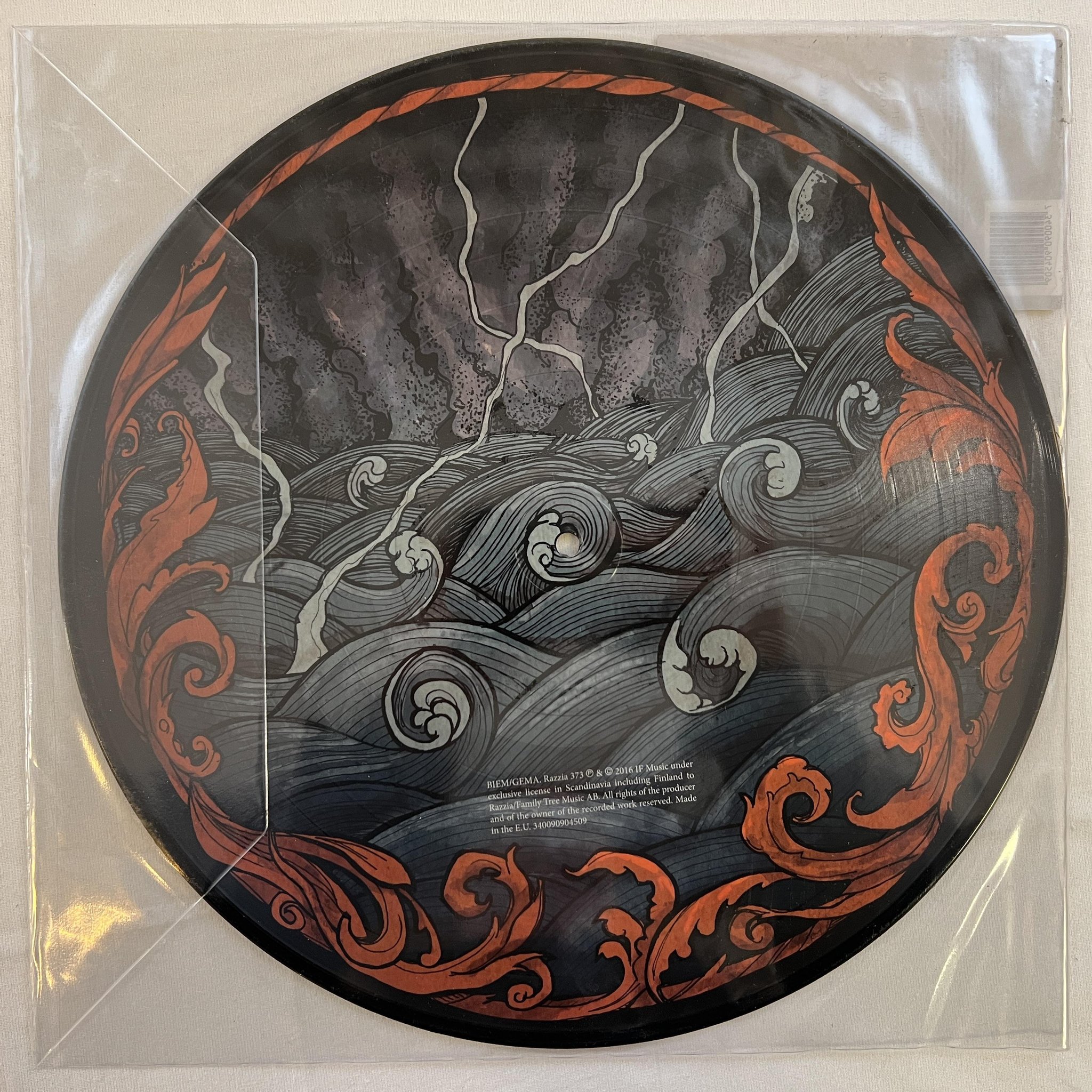 Omslagsbild för skivan IN FLAMES Siren Charms LP 2016 picture disc RAZZIA 373 