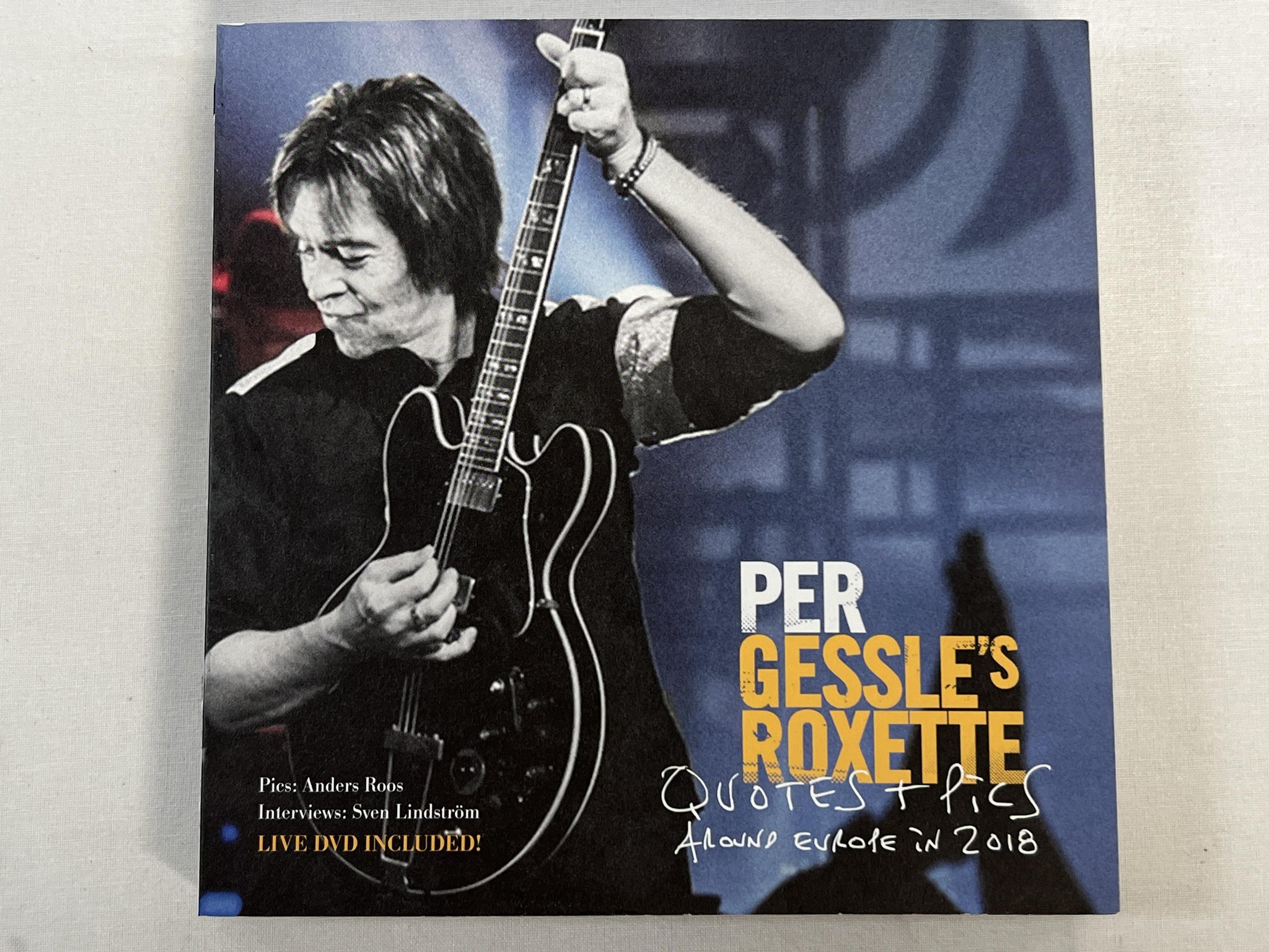 Omslagsbild för skivan PER GESSLE'S ROXETTE Live At Scandinavium CD + BOOK 2019 **signed **