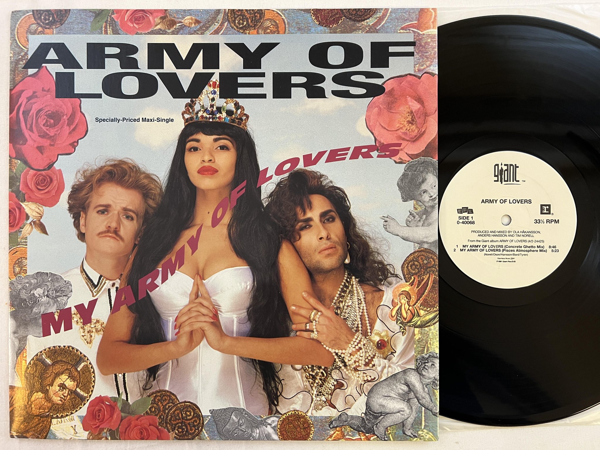 Omslagsbild för skivan ARMY OF LOVERS my army of lovers 12"single -91 US GIANT 0-40068