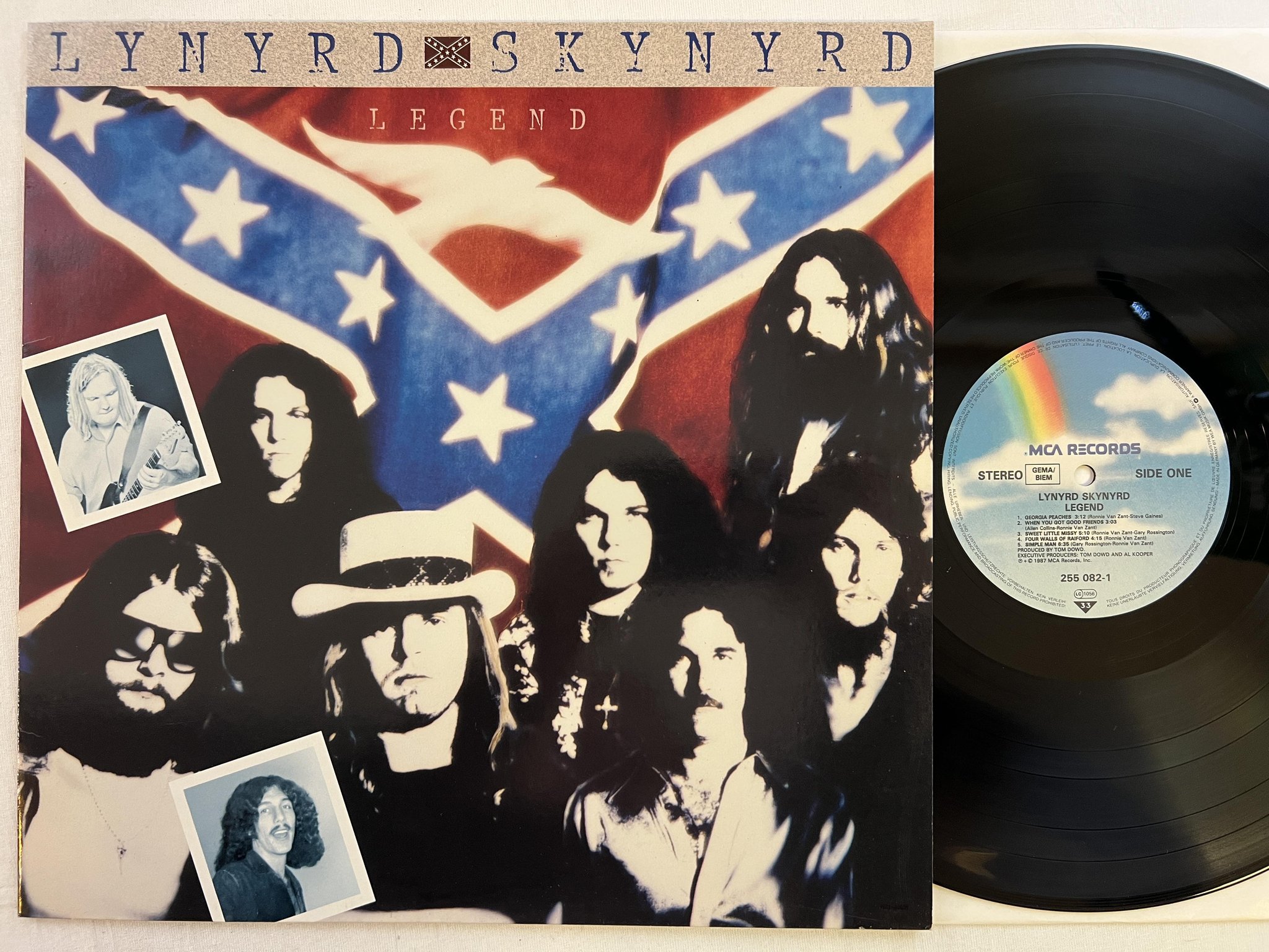 Omslagsbild för skivan LYNARD SKYNARD legend LP -87 Ger MCA 255082-1