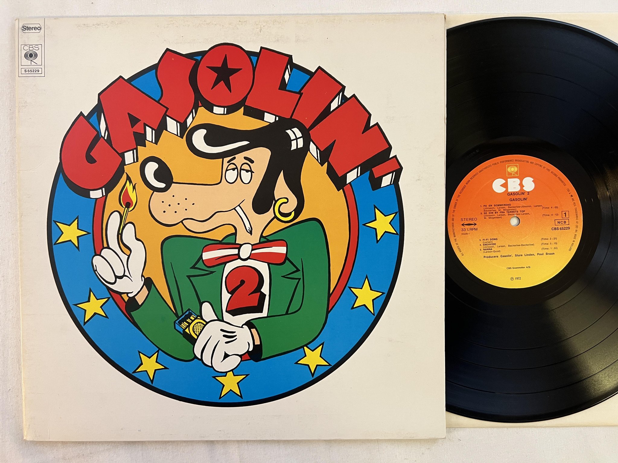 Omslagsbild för skivan GASOLIN 2 LP re Hol CBS 65229