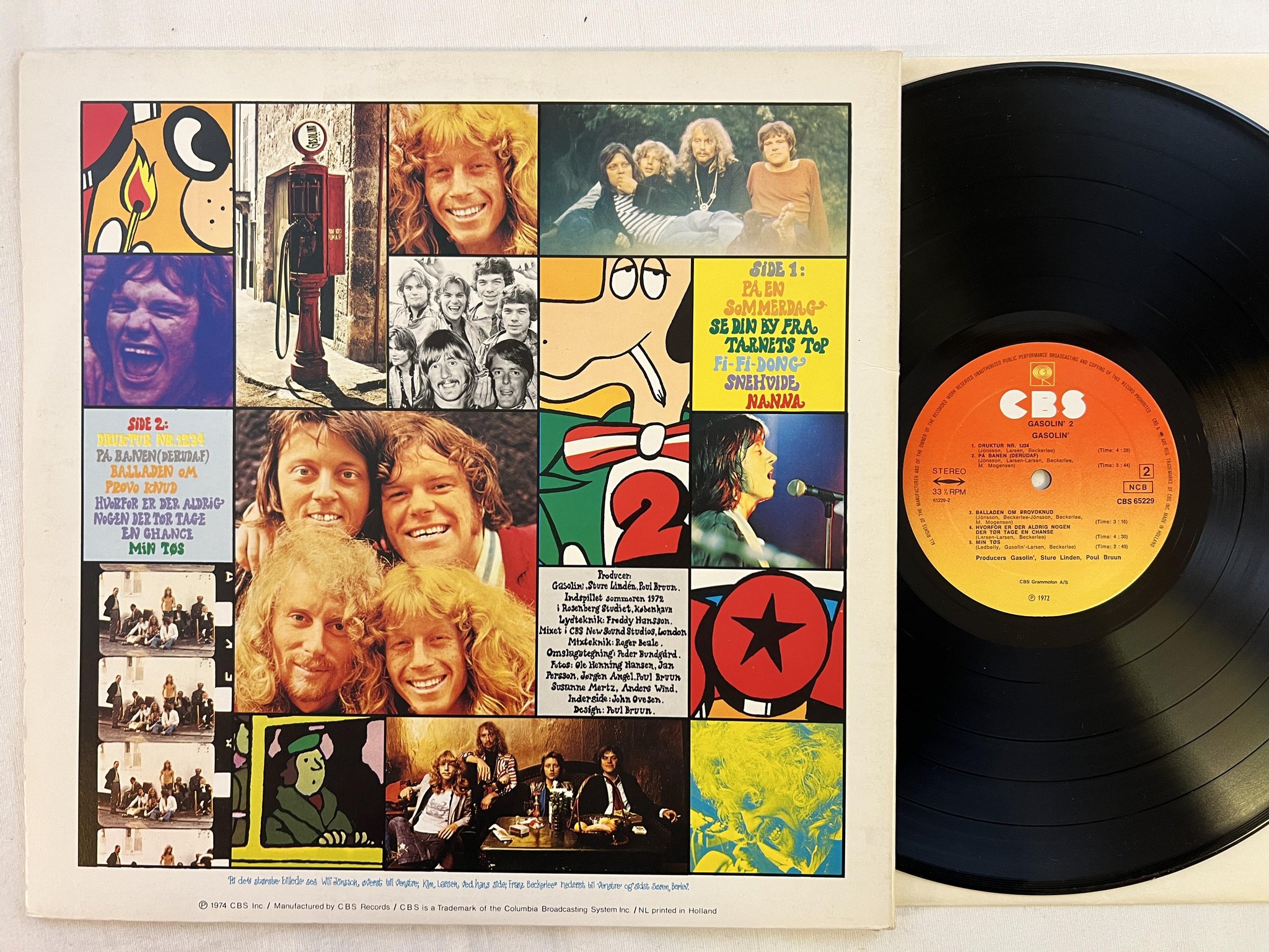 Omslagsbild för skivan GASOLIN 2 LP re Hol CBS 65229