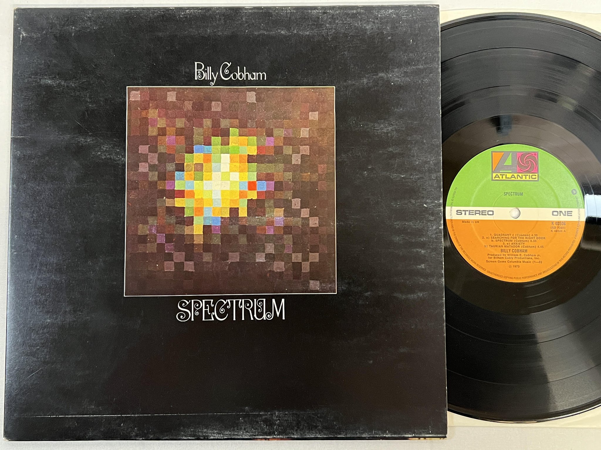 Omslagsbild för skivan BILLY COBHAM spectrum LP -71 UK ATLANTIC K 40506 ** CLASSIC **
