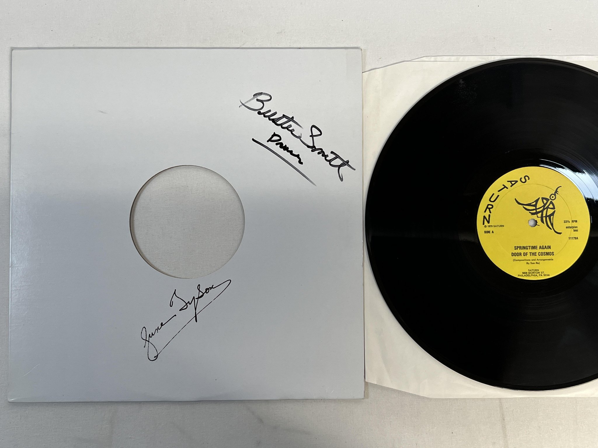 Omslagsbild för skivan SUN RA & HIS ARKESTRA Springtime Again LP -79 EL SATURN 11179 ** ULTRA RARE **