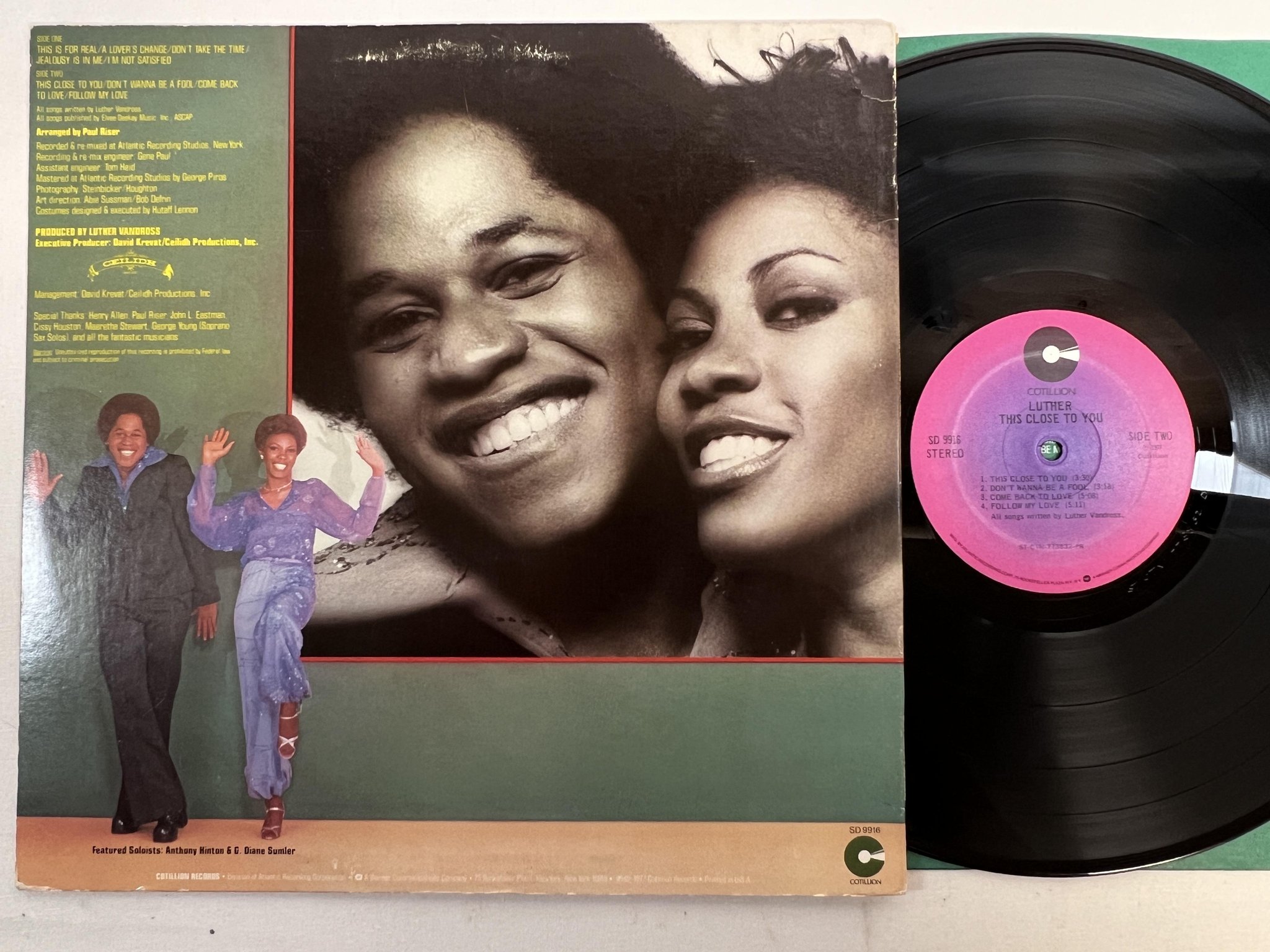 Omslagsbild för skivan LUTHER This Close To You LP -77 US COTILLION SD 9916