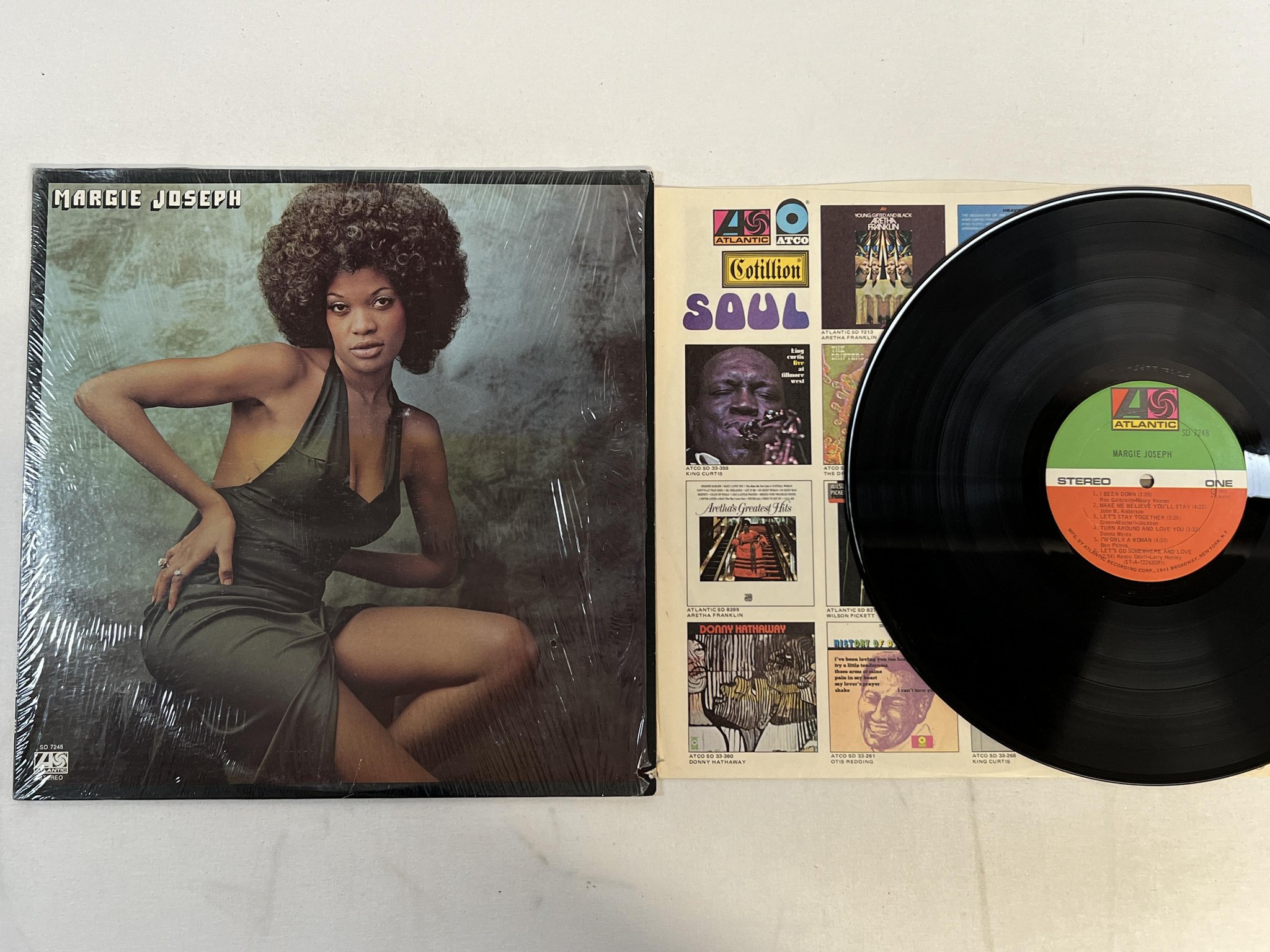 Omslagsbild för skivan MARGIE JOSEPH s/t LP -73 US ATLANTIC SD 7248
