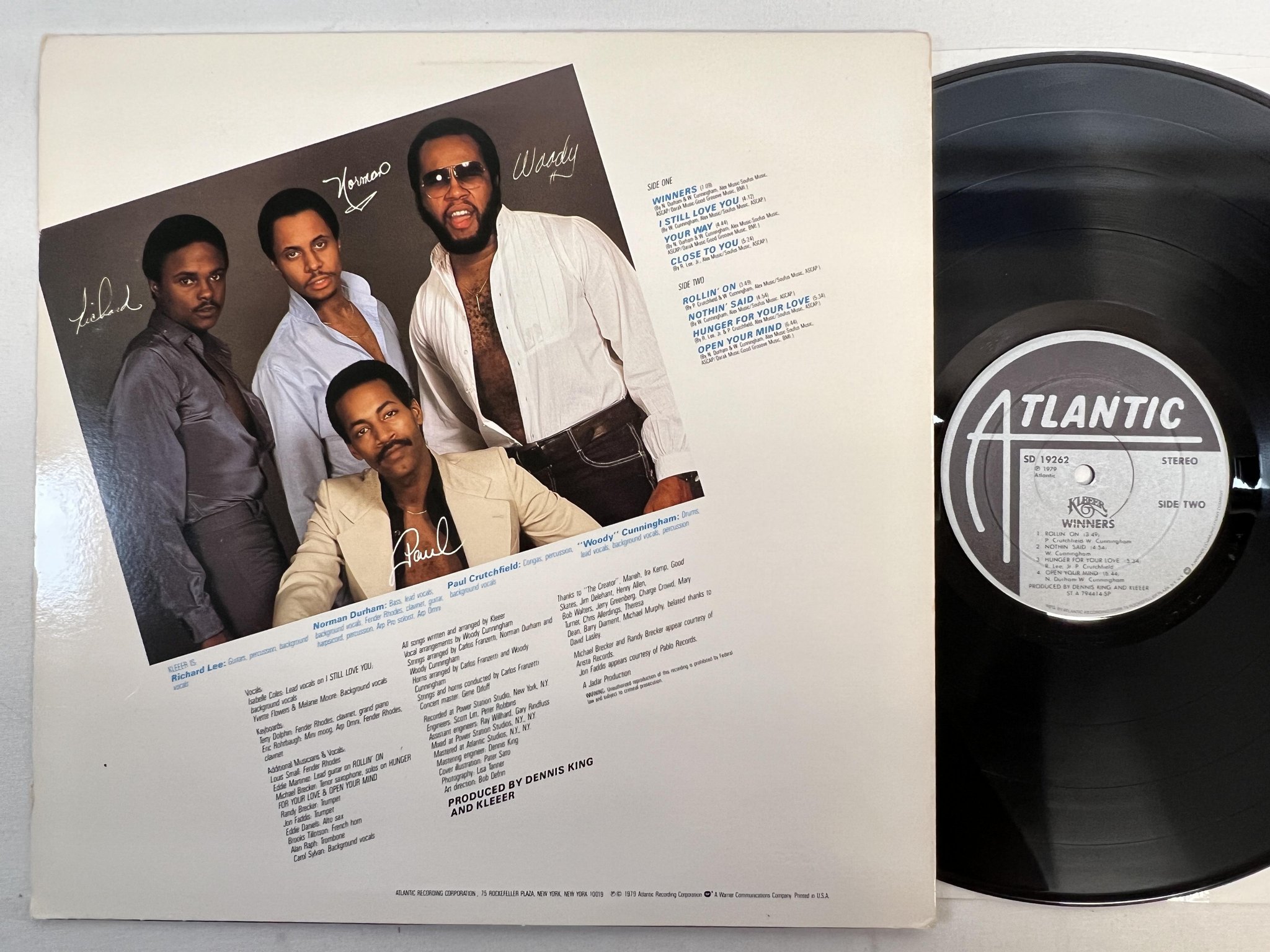 Omslagsbild för skivan KLEEER winners LP -79 US ATLANTIC SD 19262