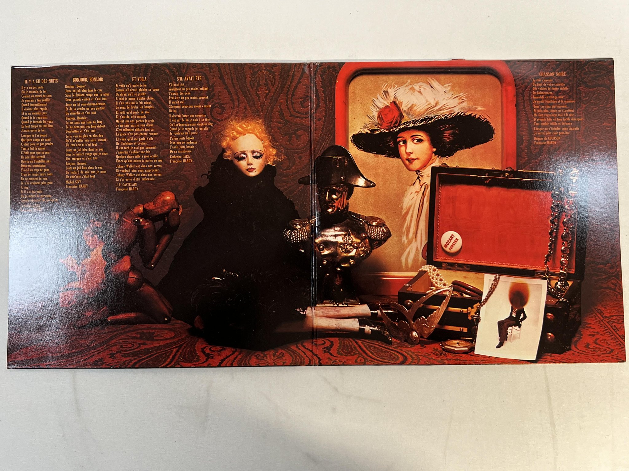 Omslagsbild för skivan FRANCOISE HARDY message personnel LP -73 Fra WARNER 56019