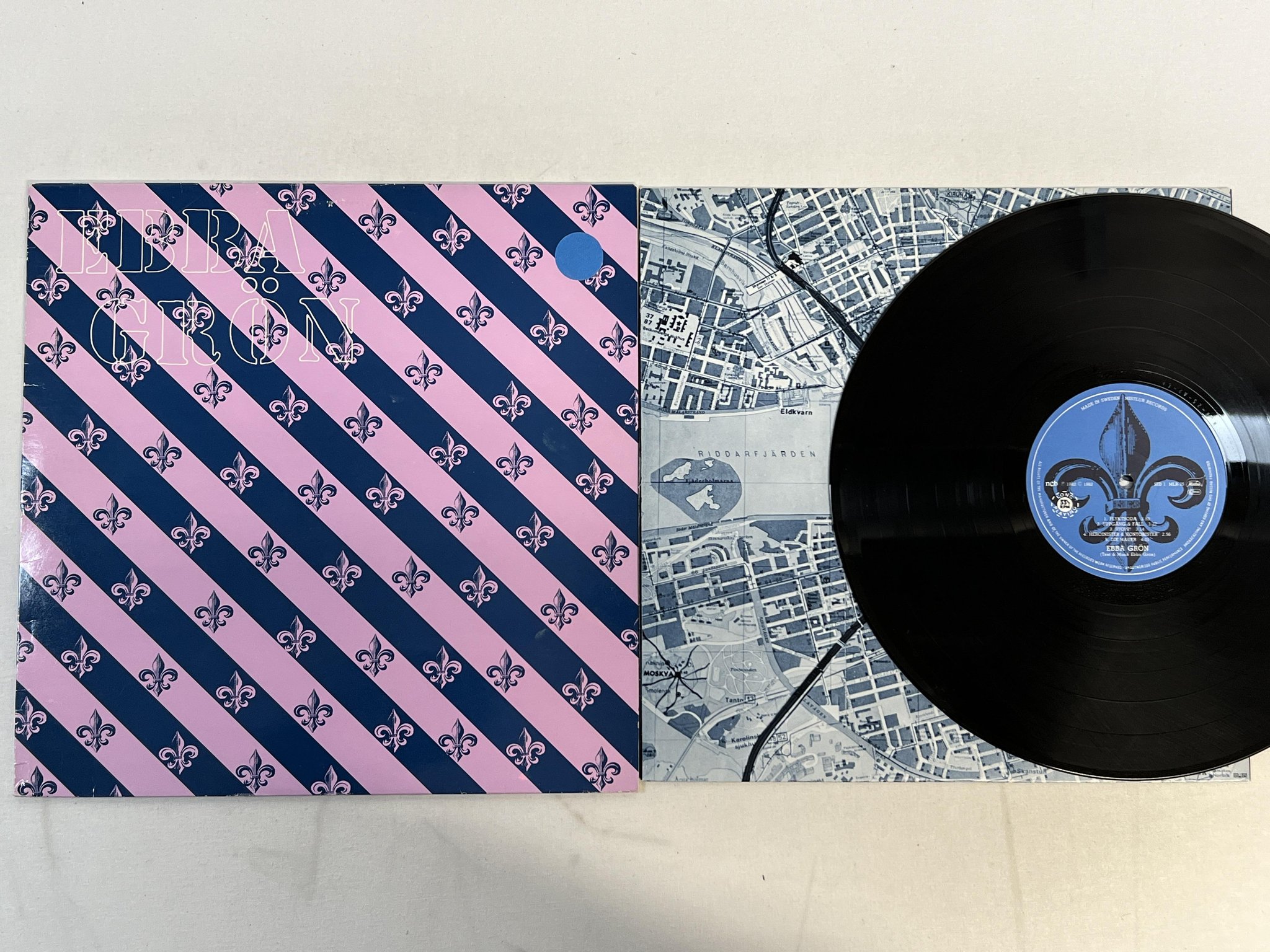 Omslagsbild för skivan EBBA GRÖN s/t LP -82 Swe MISTLUR MLR 25