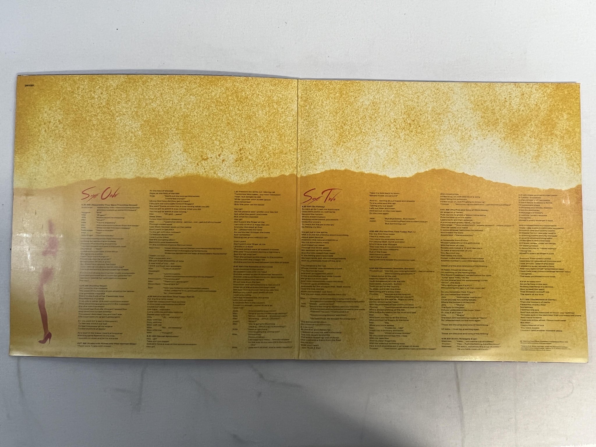 Omslagsbild för skivan ROGER WATERS the pros and cons of hitch hiking LP -84 Ger HARVEST