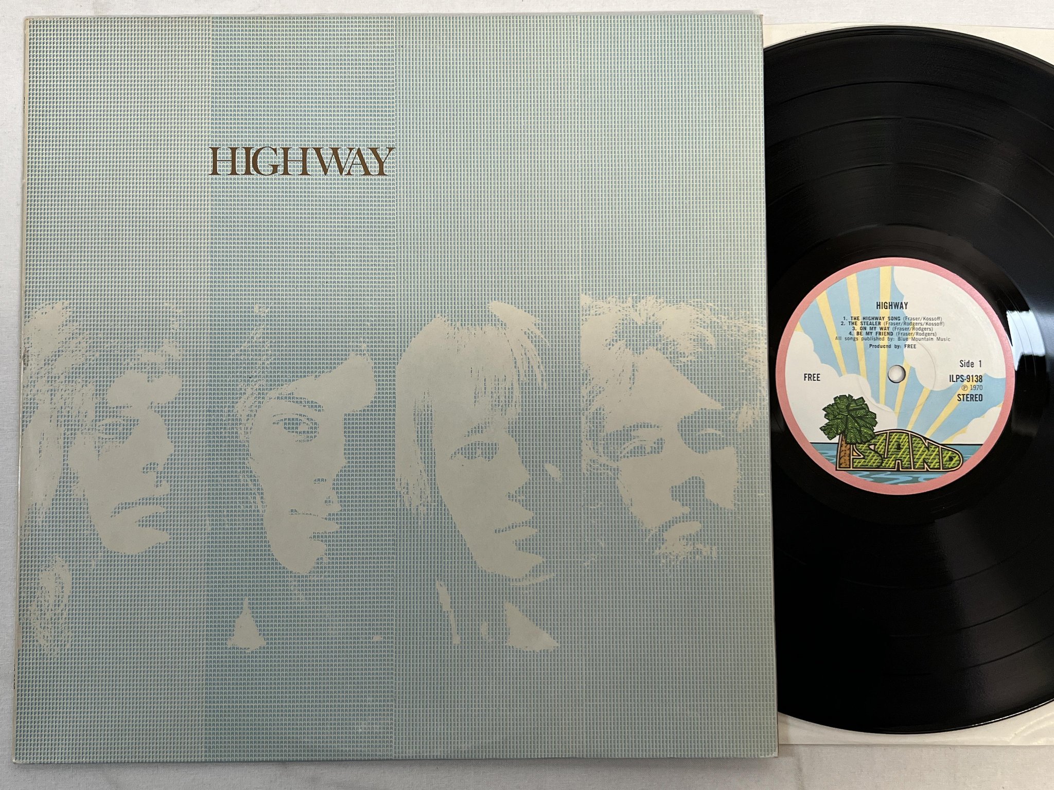 Omslagsbild för skivan FREE highway LP -70 UK ISLAND ILPS 9138