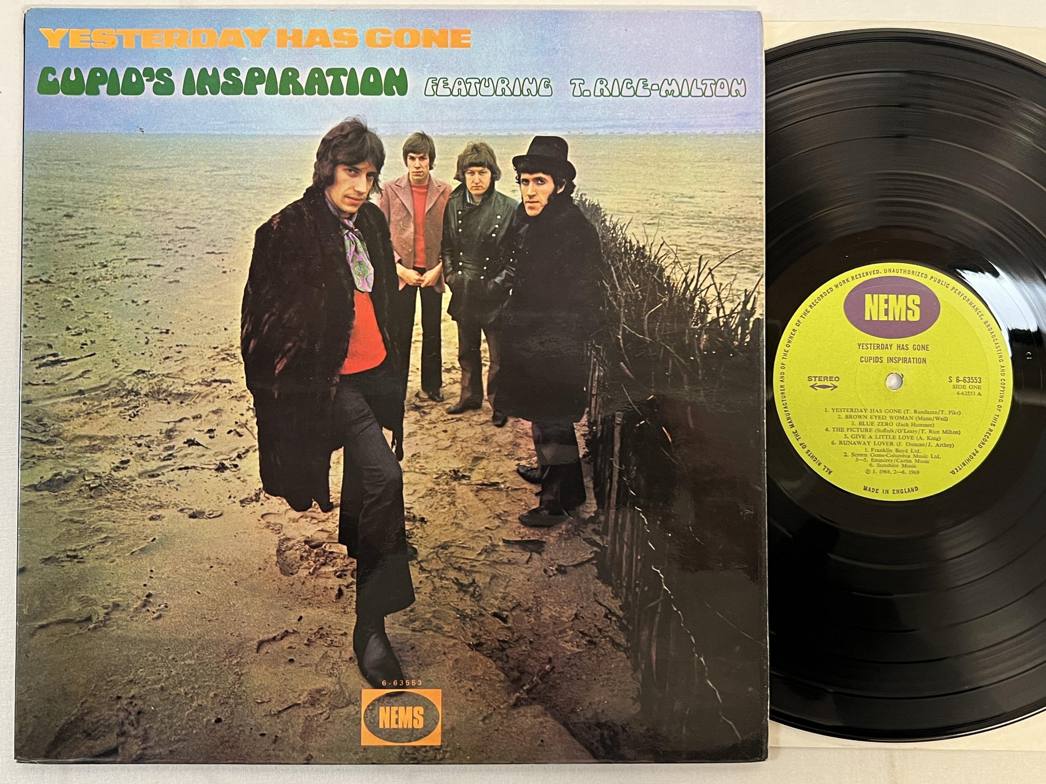 Omslagsbild för skivan CUPIDS INSPIRATION yesterday has gone LP -69 UK NEMS S 6-63553