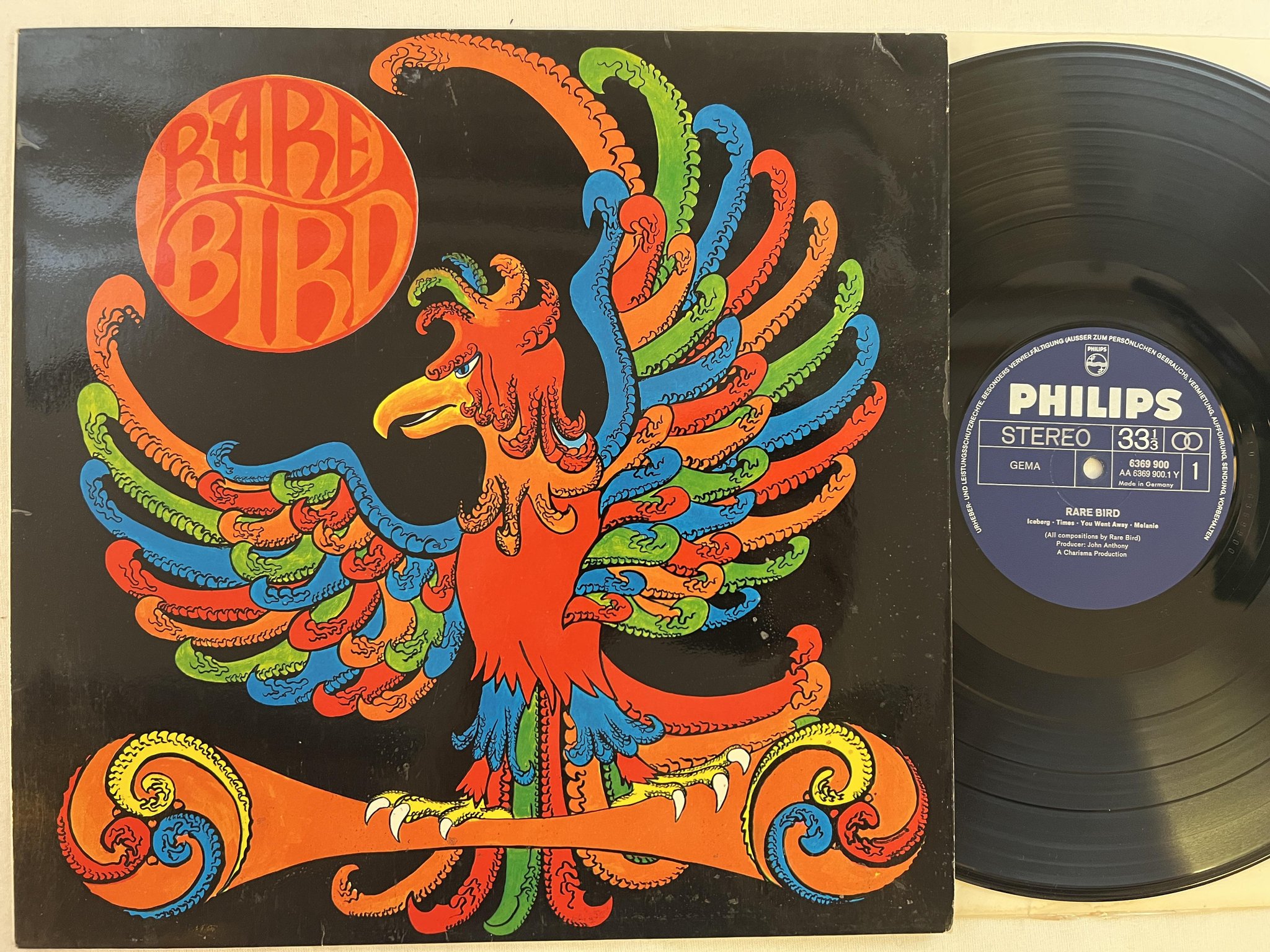 Omslagsbild för skivan RARE EARTH s/t LP -70 Ger PHILIPS 6369 900