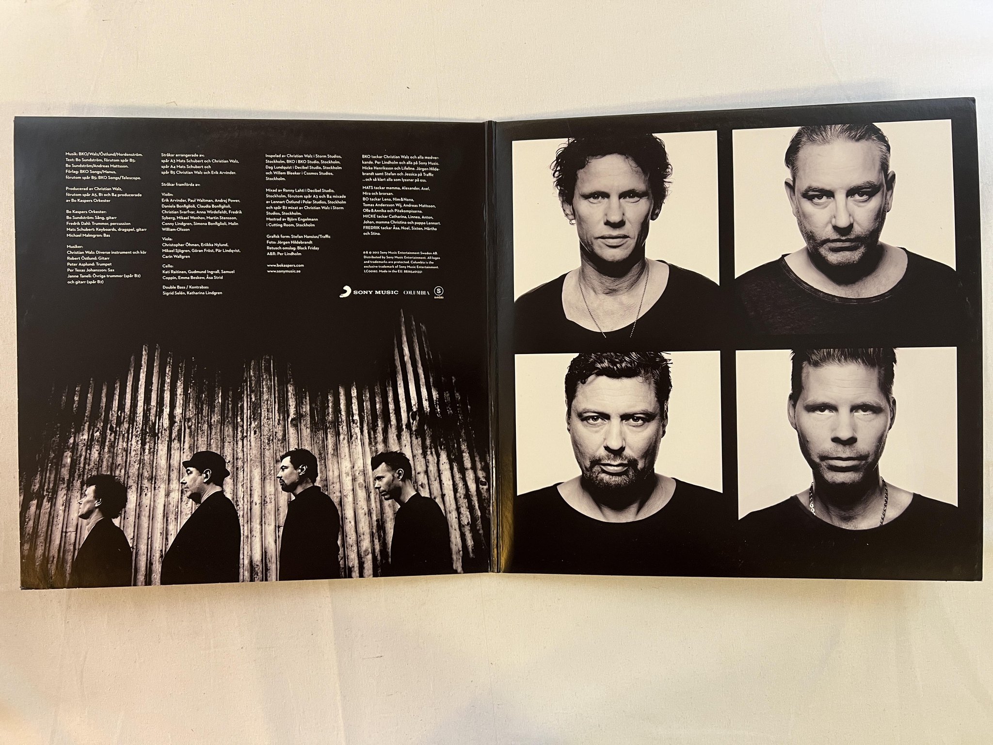 Omslagsbild för skivan BO KASPERS ORKESTER Du Borde Tycka Om Mig LP 2012 Swe COLUMBIA 88765401351