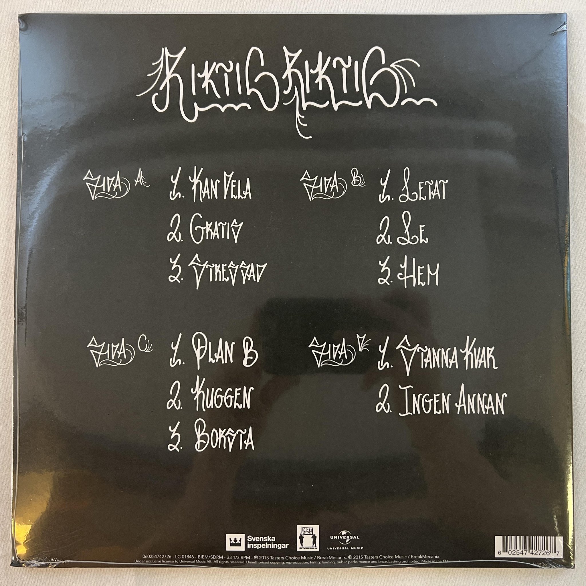 Omslagsbild för skivan HELT OFF Riktig Riktig 2xLP 2015 UNIVERSAL MUSIC 060254742726 *** SEALED ***