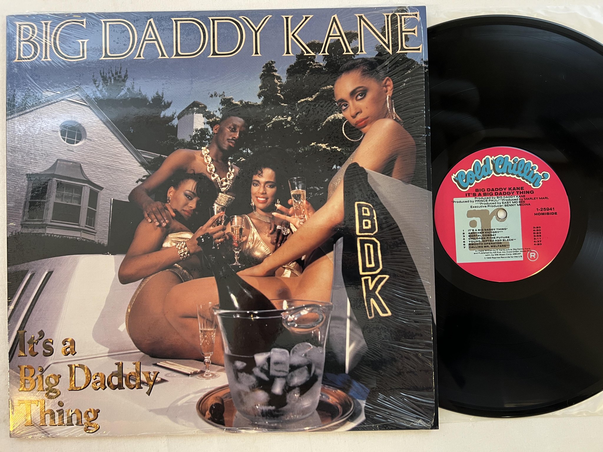 Omslagsbild för skivan BIG DADDY KANE it's a big daddy thing LP -89 US COLD CHILLIN 1-25941