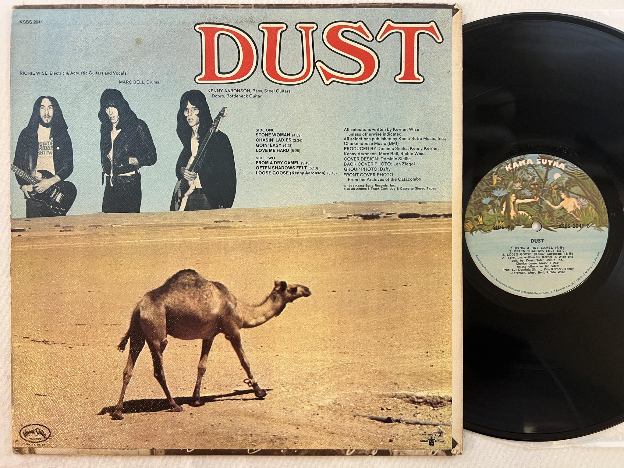 Omslagsbild för skivan DUST s/t LP -71 US KAMA SUTRA KSBS 2041