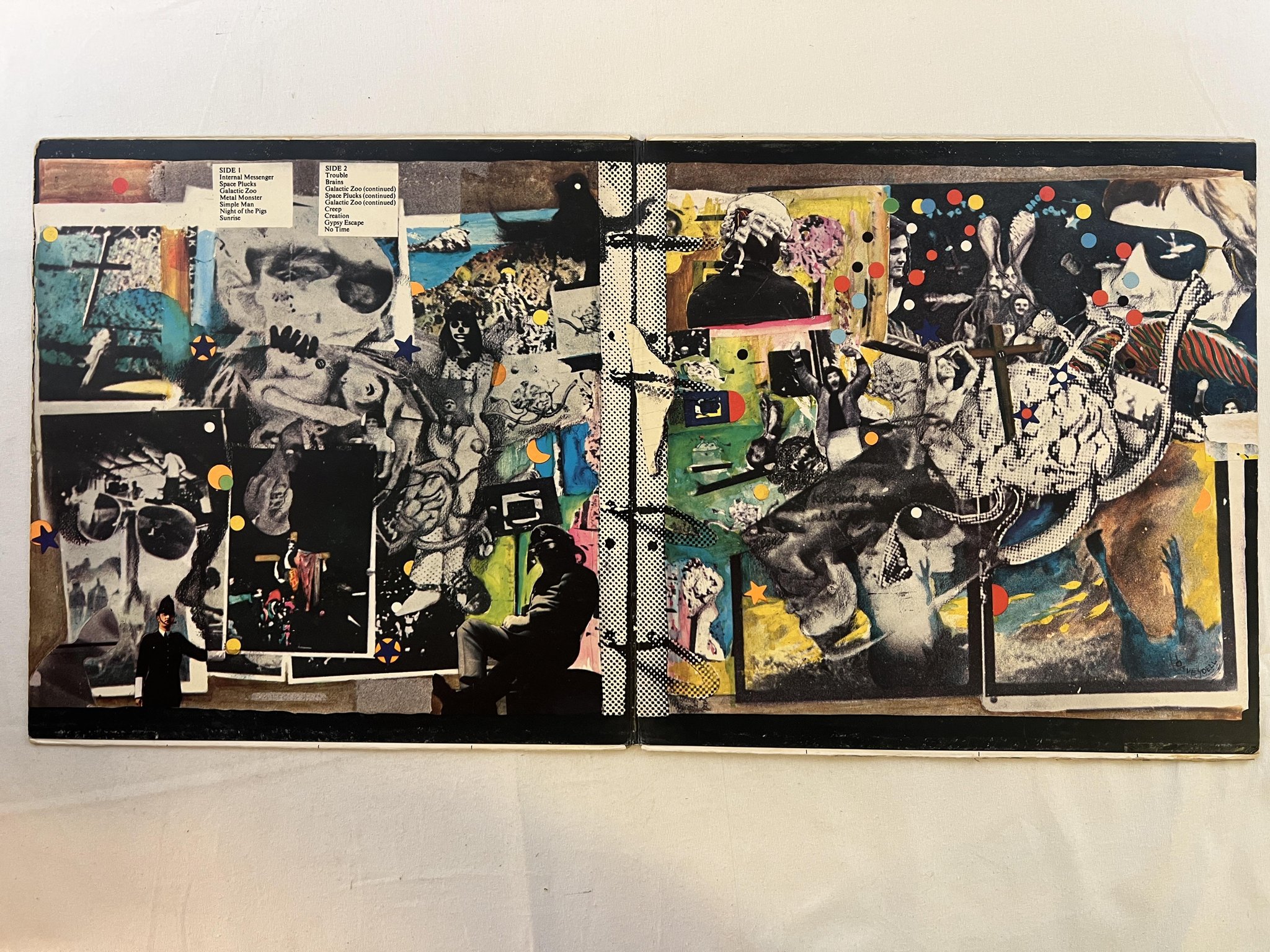 Omslagsbild för skivan KINGDOM COME ARTHUR BROWN Galactic Zoo Dossier LP -71 UK POLYDOR 2310 130