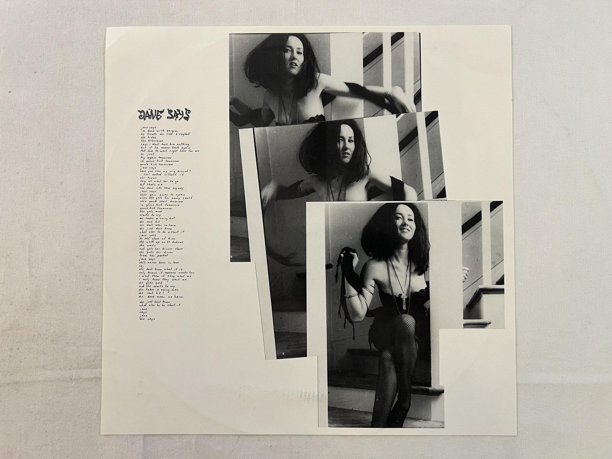 Omslagsbild för skivan JANE'S ADDICTION s/t LP -87 US TRIPLE X XXX1004