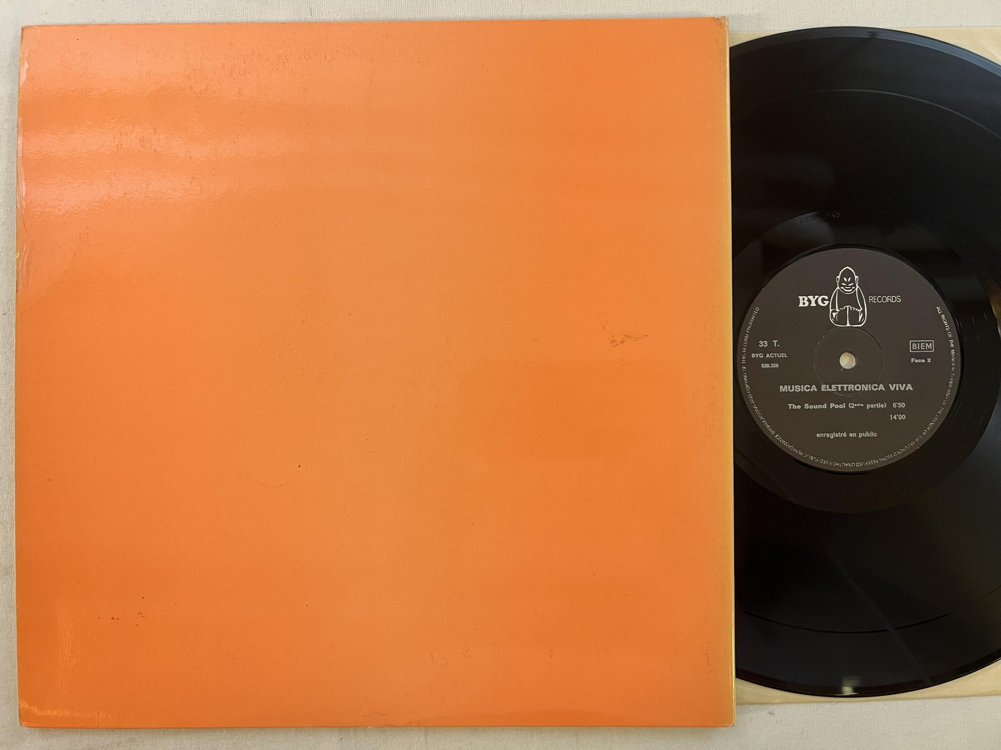 Omslagsbild för skivan MUSICA ELETTRONICA VIVA The Sound Pool LP -70 Fra BYG 529 326 electronic