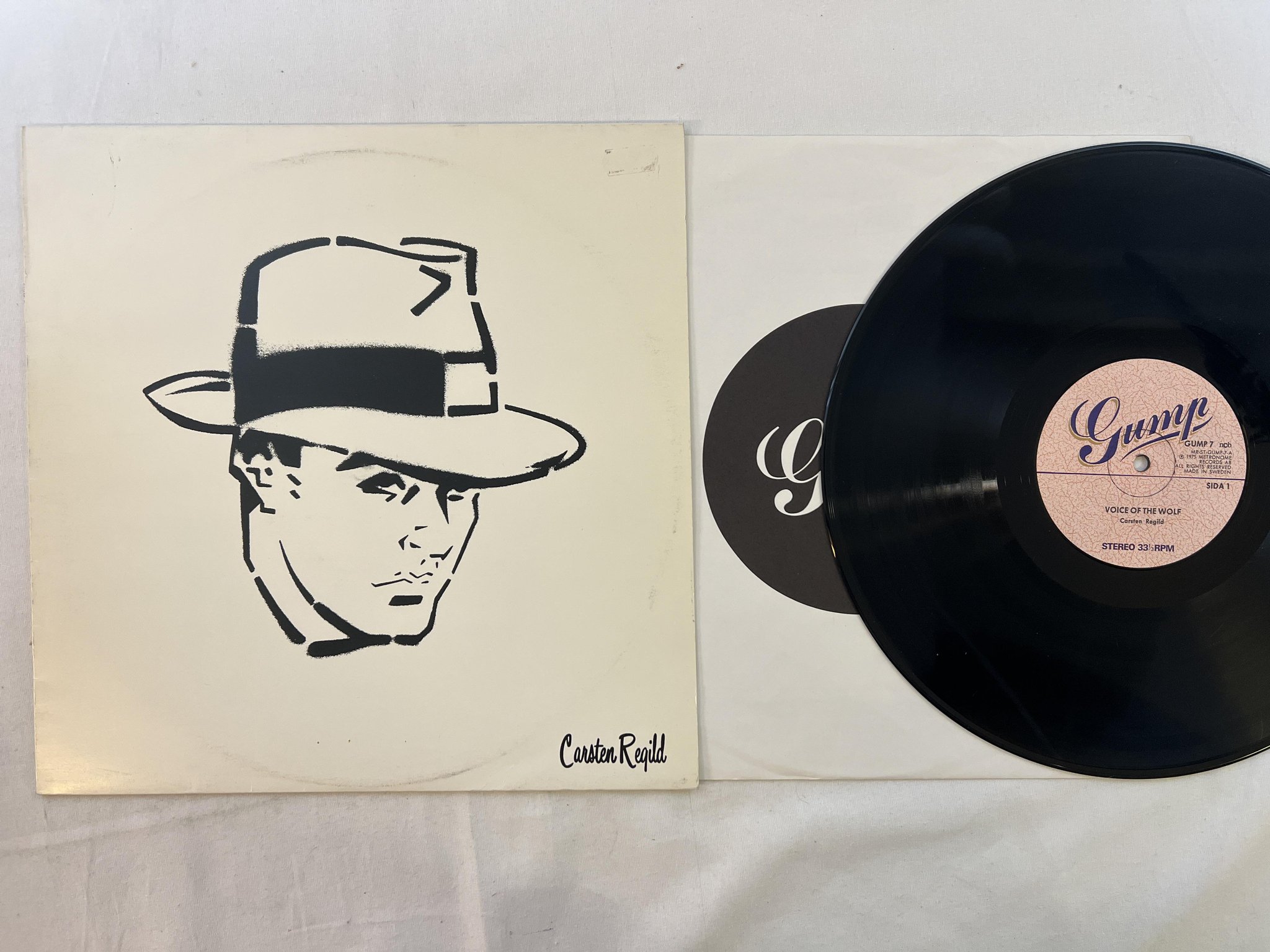 Omslagsbild för skivan CARSTEN REGILD voice of the wolf LP -75 GUMP 7 ** rare **