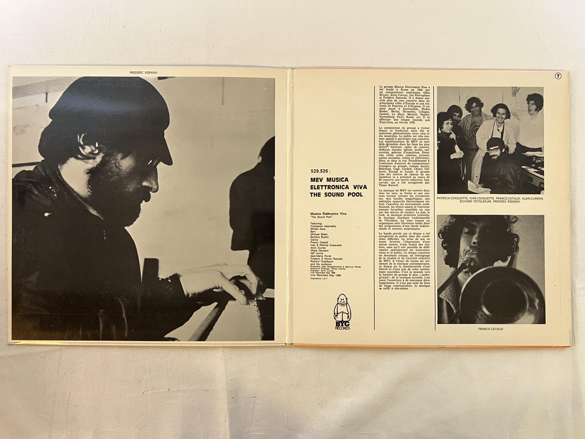 Omslagsbild för skivan ART ENSEMBLE OF CHICAGO message to our folks LP -70 Fra BYG 529 328