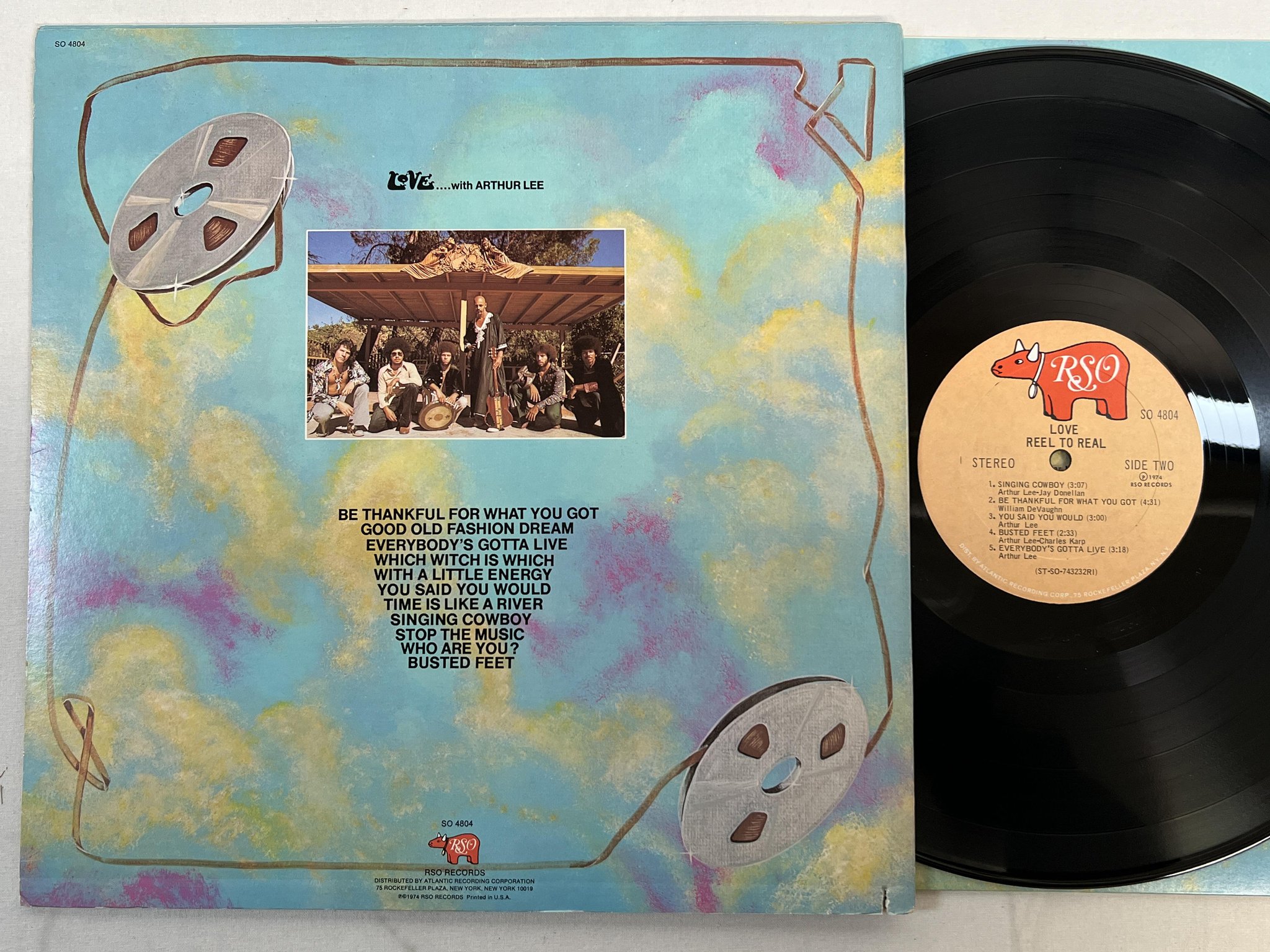 Omslagsbild för skivan LOVE reel to reel LP -74 US RSO SO 4804