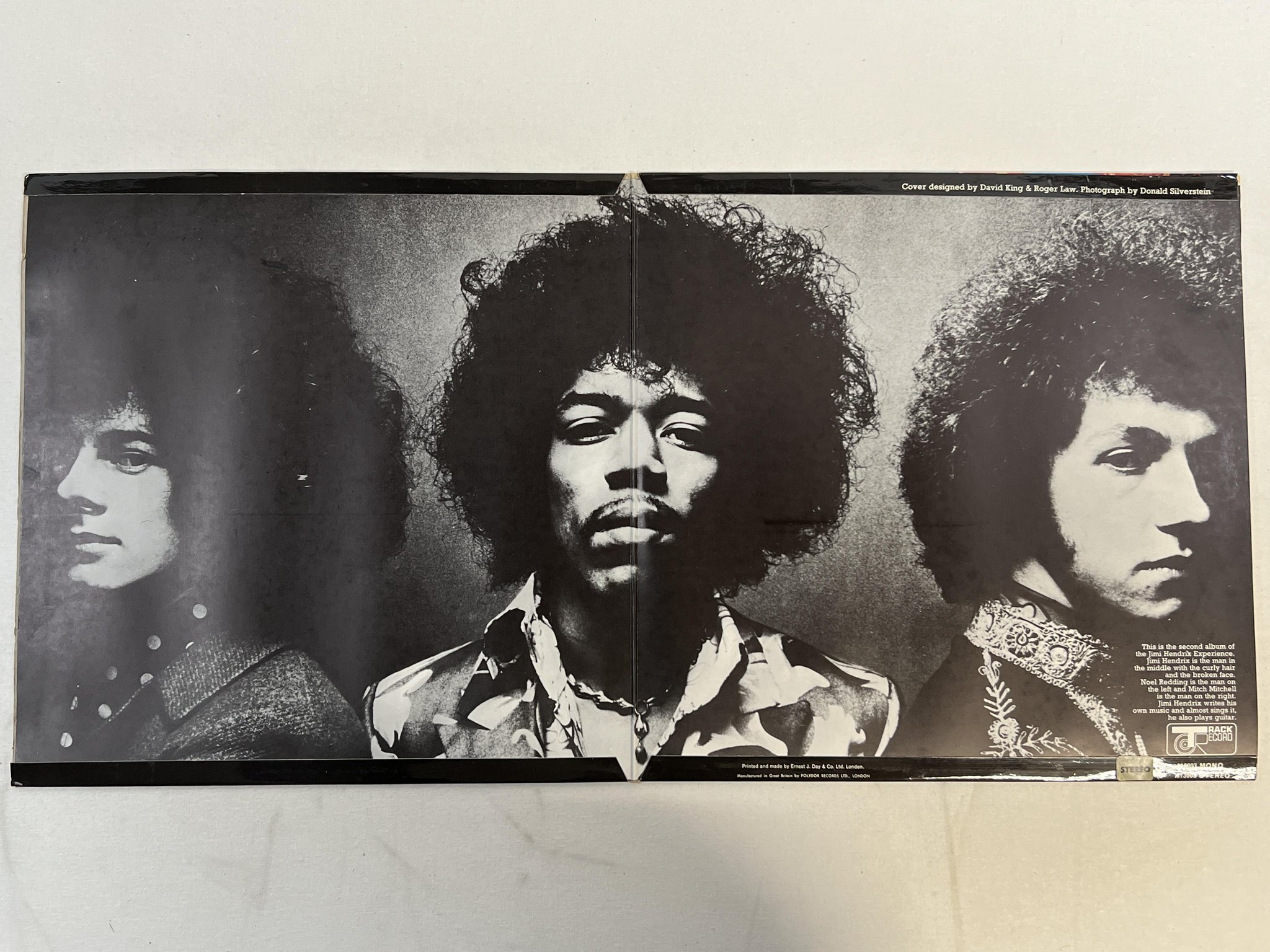 Omslagsbild för skivan THE JIMI HENDRIX EXPERIENCE axis: bold as love LP -67 UK TRACK 613 003