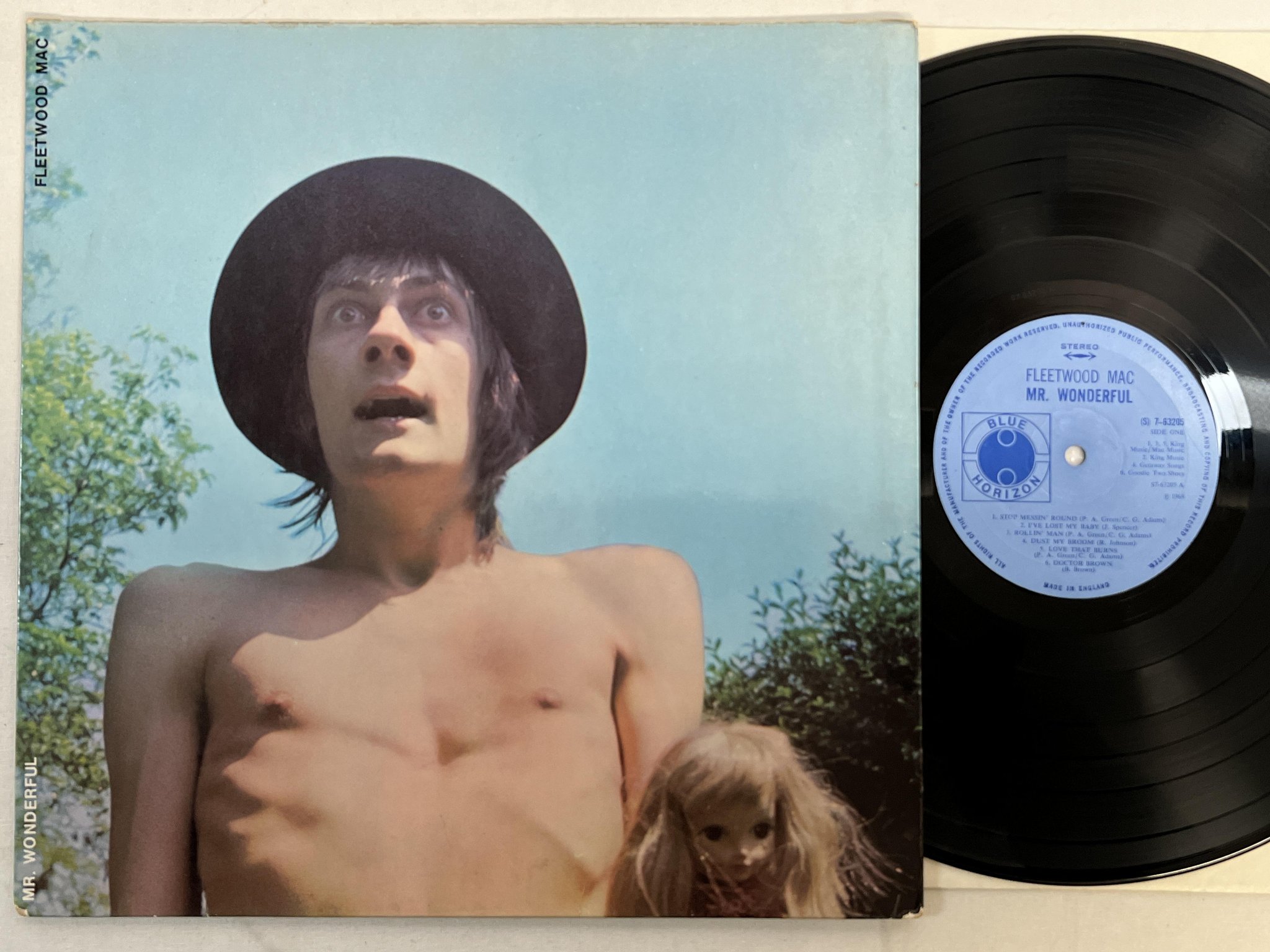 Omslagsbild för skivan FLEETWOOD MAC Mr Wonderful LP -68 UK BLUE HORIZON S 7-63205