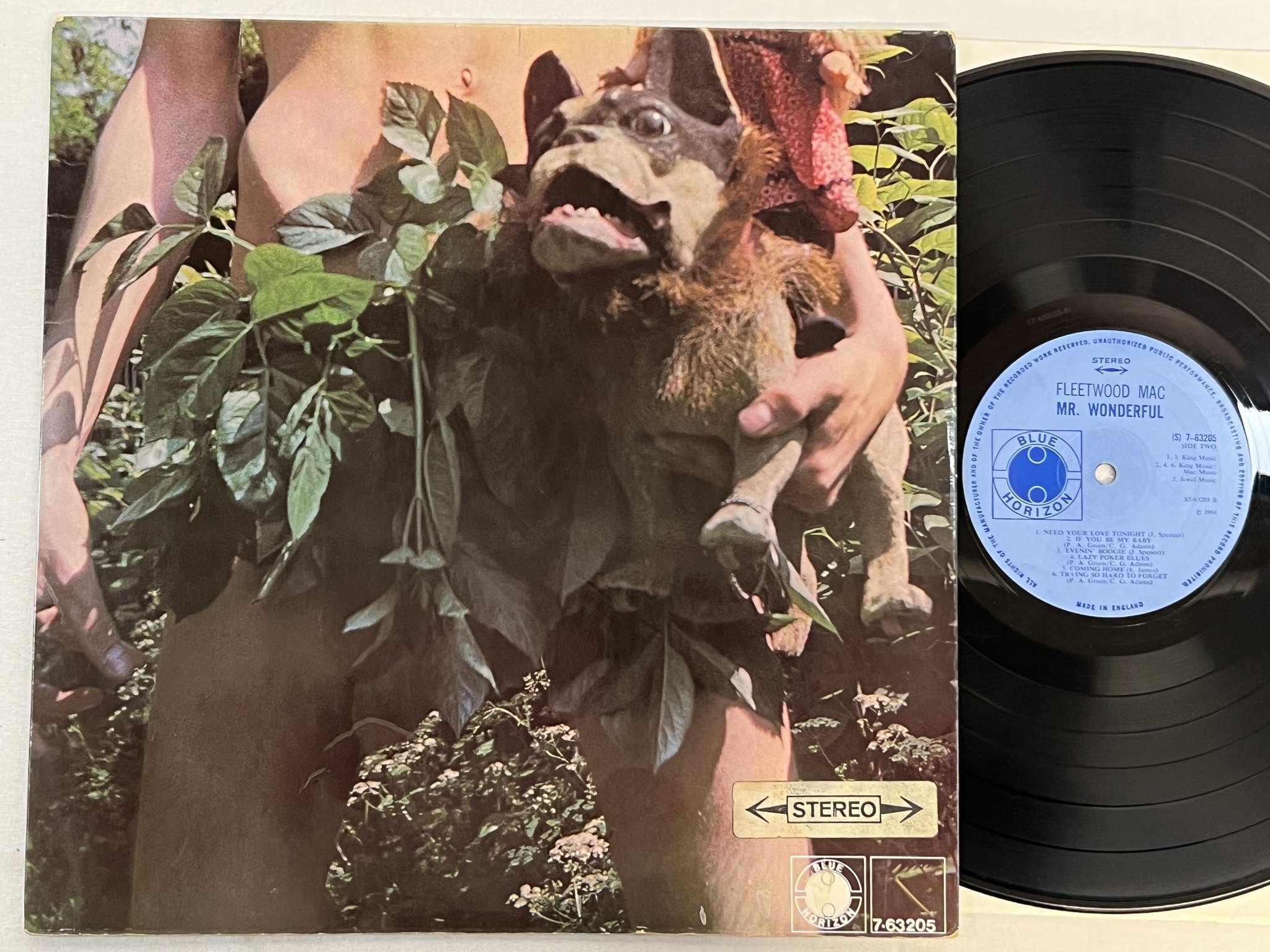Omslagsbild för skivan FLEETWOOD MAC Mr Wonderful LP -68 UK BLUE HORIZON S 7-63205