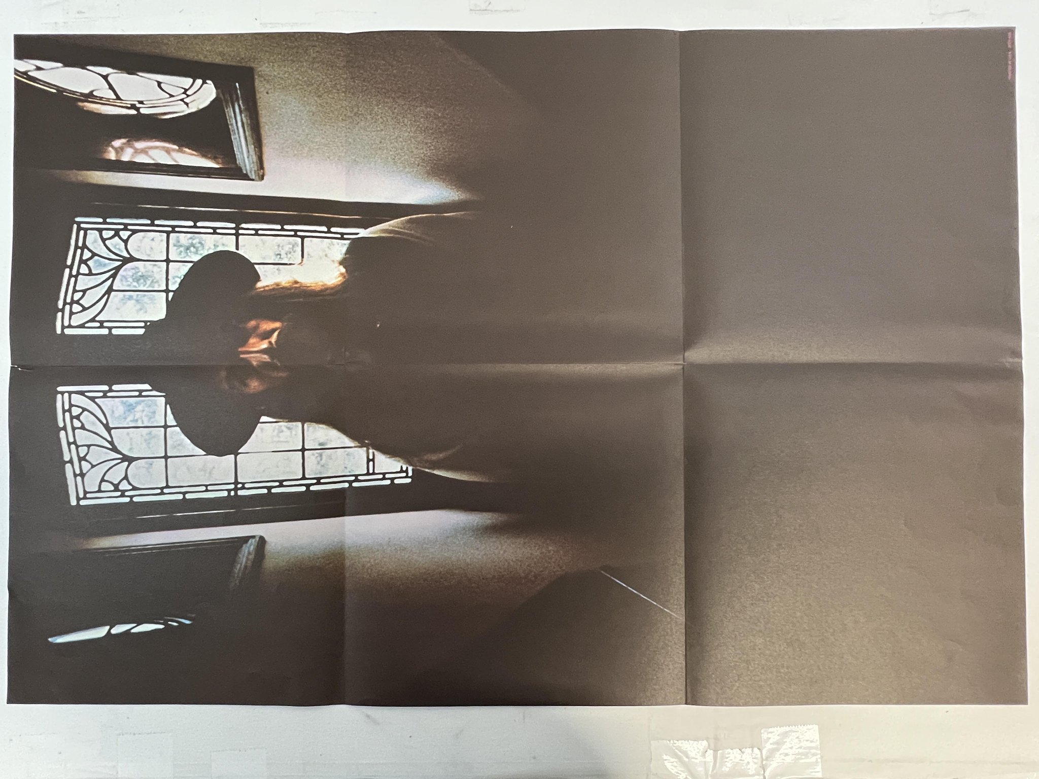 Omslagsbild för skivan GEORGE HARRISON All Things Must Pass 3xLP -70 APPLE STCH 639 + poster