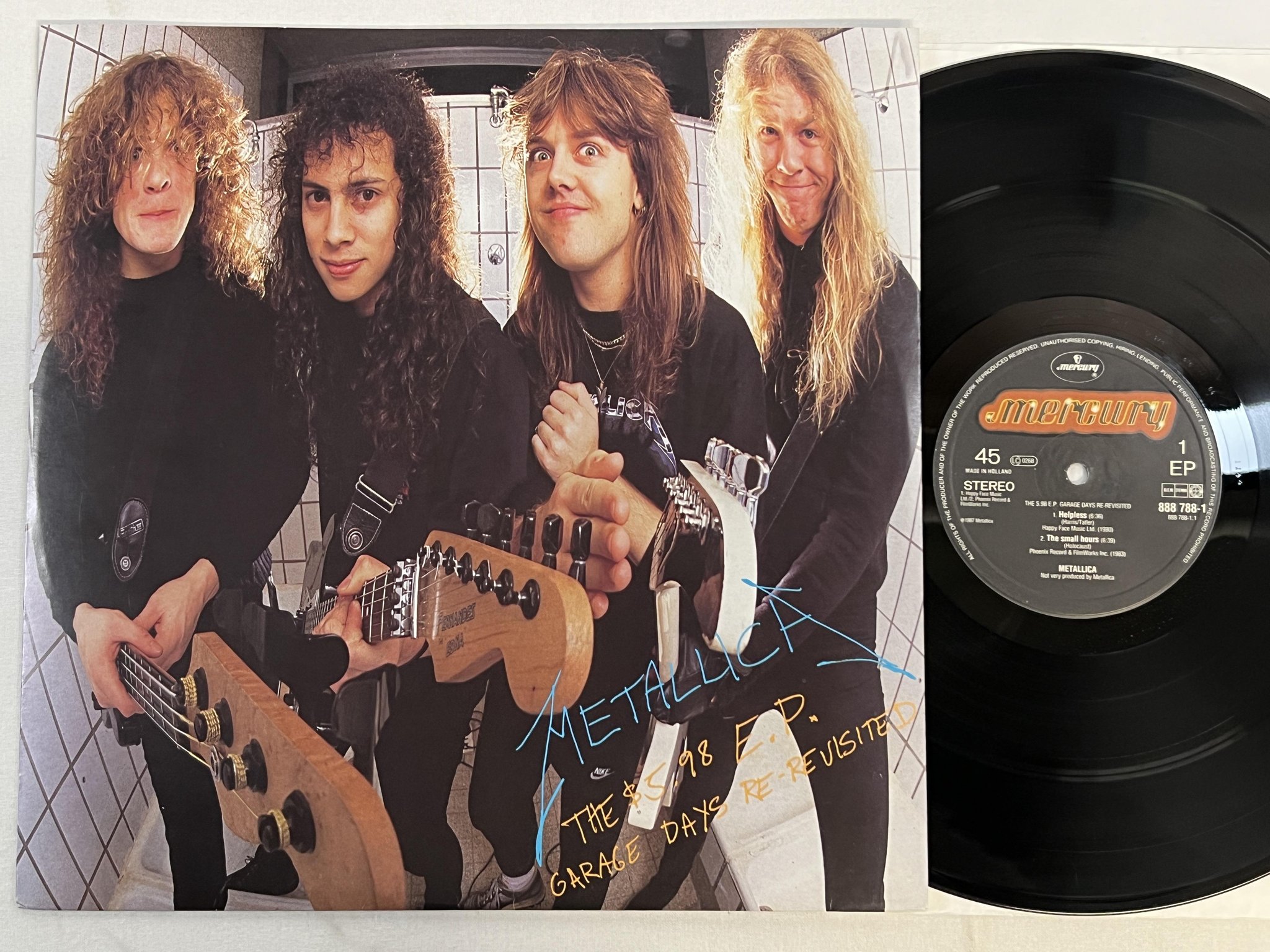 Omslagsbild för skivan METALLICA the 5.98 E.P. garage days re-revisited 12"ep -87 MERCURY 888788-1