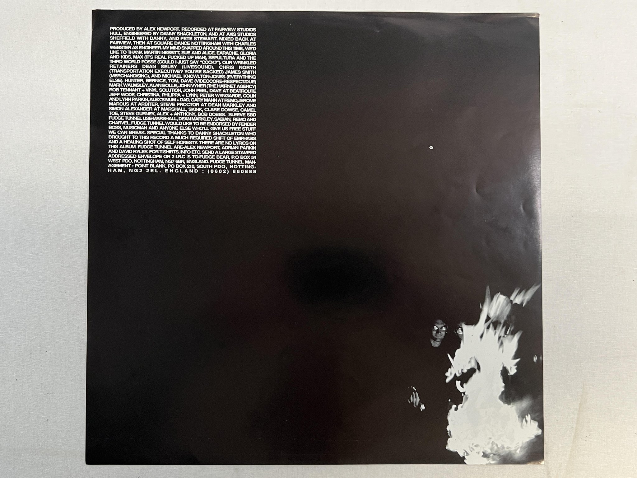 Omslagsbild för skivan FUDGE TUNNEL Creep Diets LP -92 earache MOSH 64 sludge metal