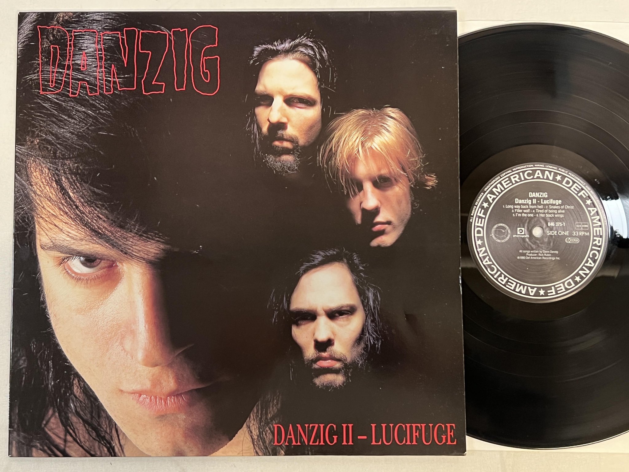 Omslagsbild för skivan DANZIG danzig II LP -90 DEF AMERICAN 846 375-1 ** RARE METAL **