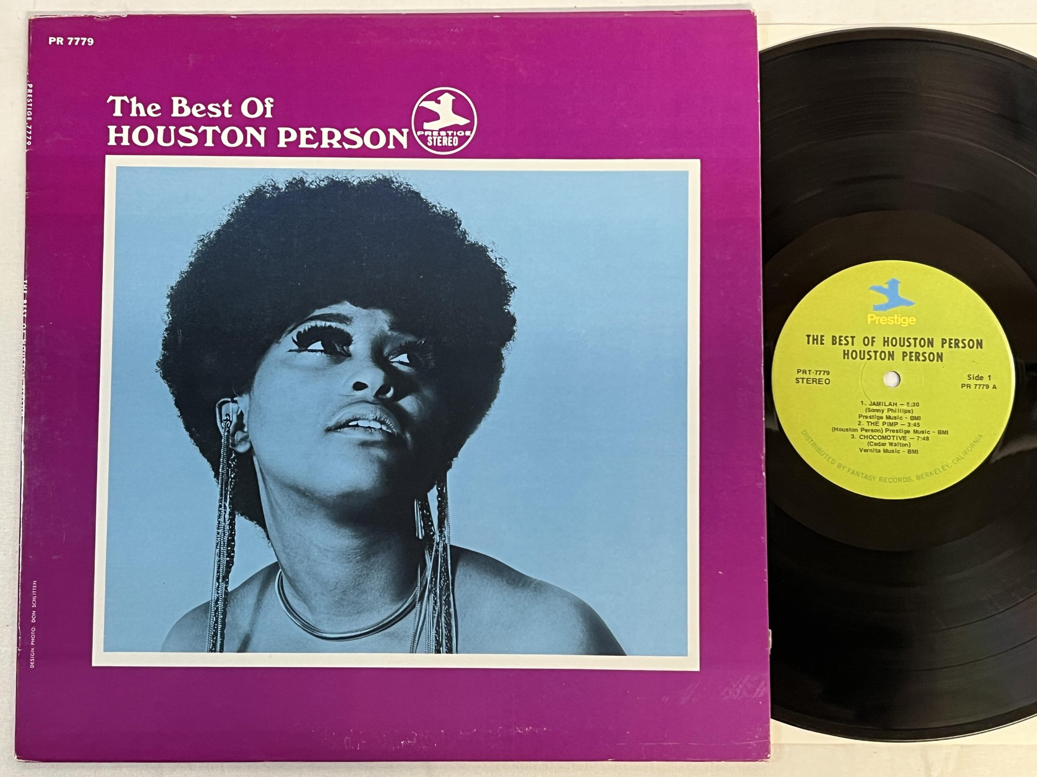 Omslagsbild för skivan HOUSTON PERSON the best of LP US PRESTIGE PR 7779