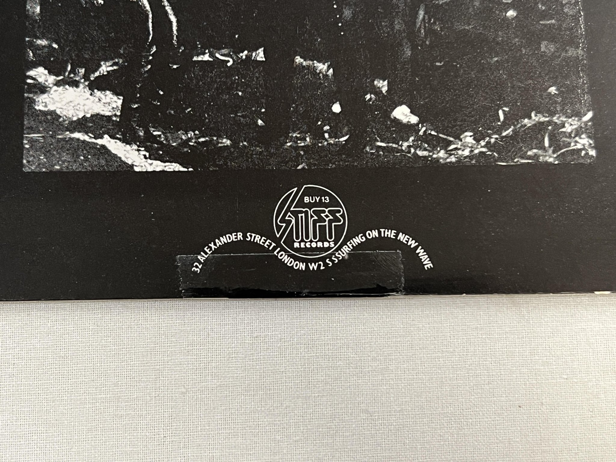 Omslagsbild för skivan THE ADVERTS one chord wonders 7"single -77 UK STIFF BUY 13