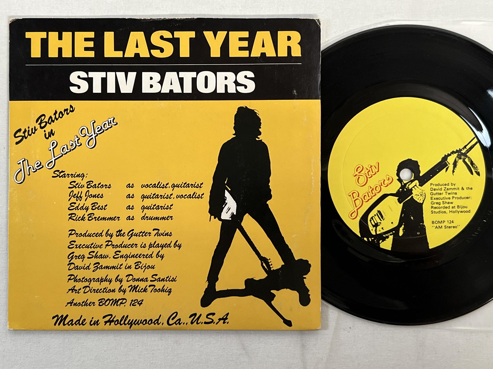 Omslagsbild för skivan STIV BATORS It's Cold Outside 7"single -79 US BOMP! BMP 124