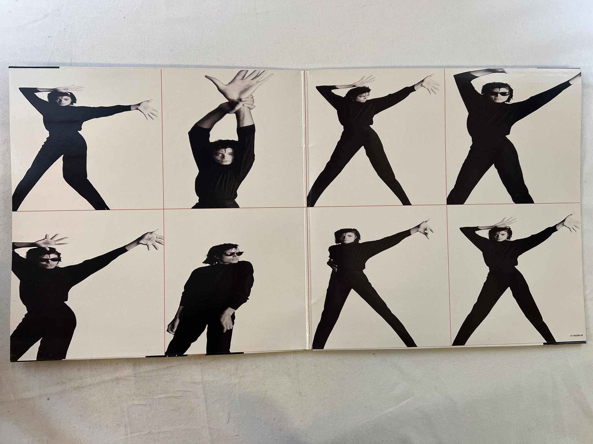 Omslagsbild för skivan MICHAEL JACKSON bad LP -87 Hol EPIC EPC 450290-1