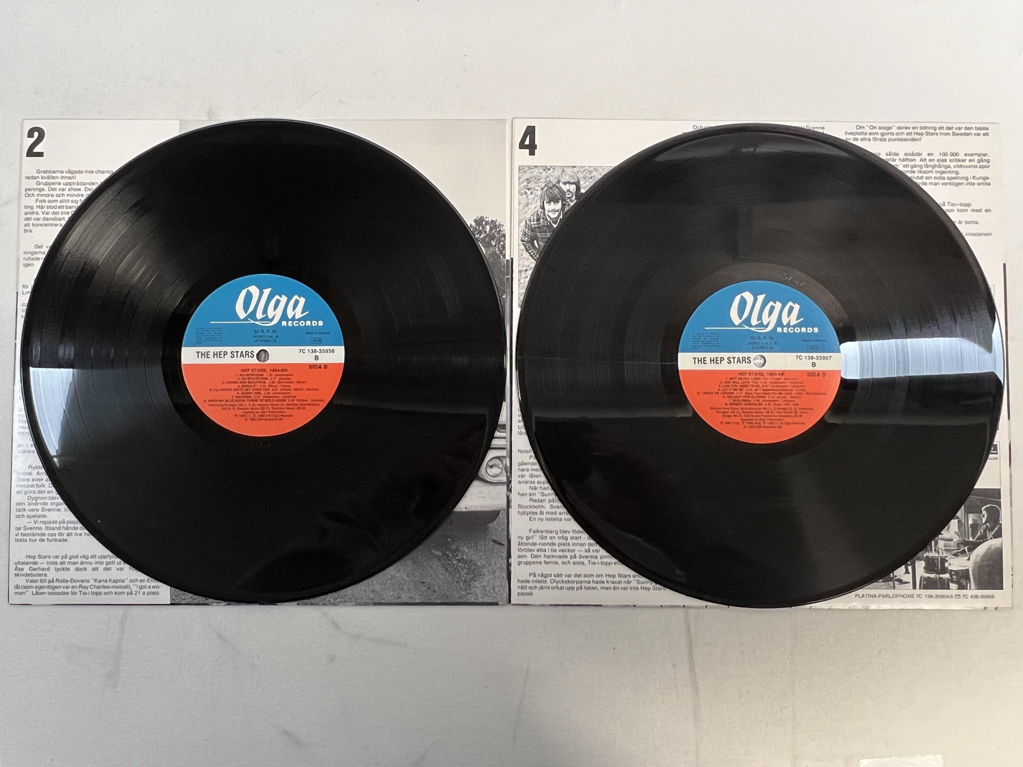 Omslagsbild för skivan THE HEP STARS 1964-69! 2xLP -82 Swe OLGA 7C 138-35956/7