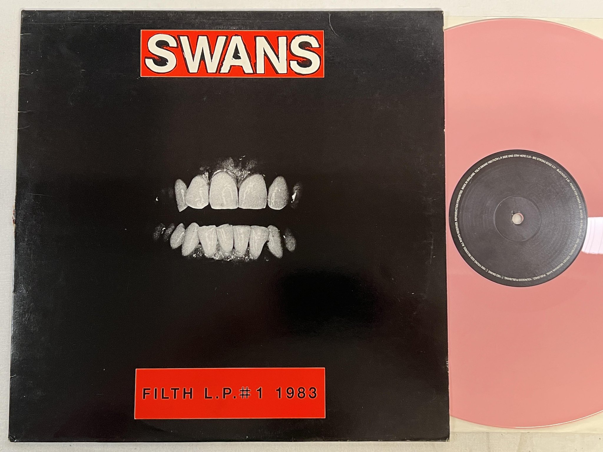 Omslagsbild för skivan SWANS Filth L.P. # 1 1983 LP -90 UK YOUNG GOD YGLP-1 ** rare **